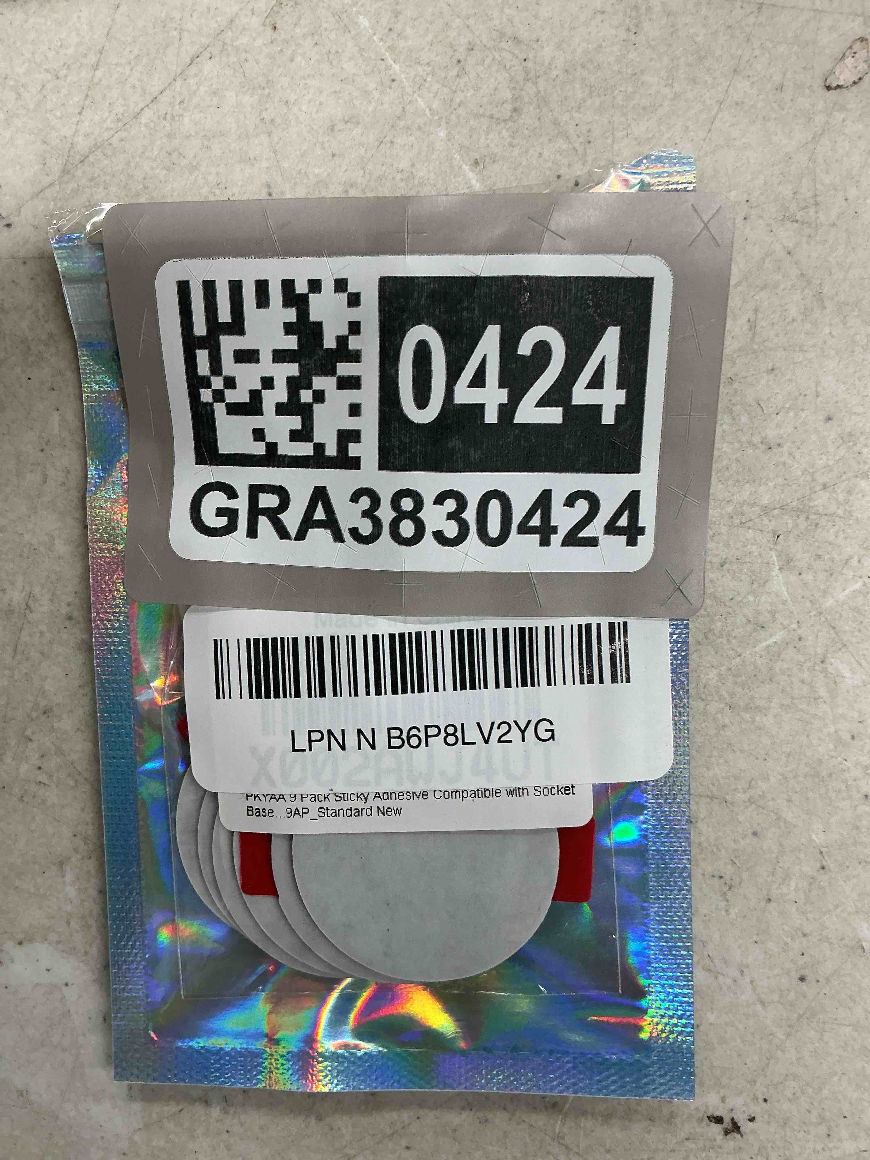 Condition photo showing Good Condition for pkyaa 6 pack sticky adhesive compatible with socket base, double-sided replacement tape for collapsible grip & stand back - 6 pcs 1.4 inches(35mm) adhesive tapes