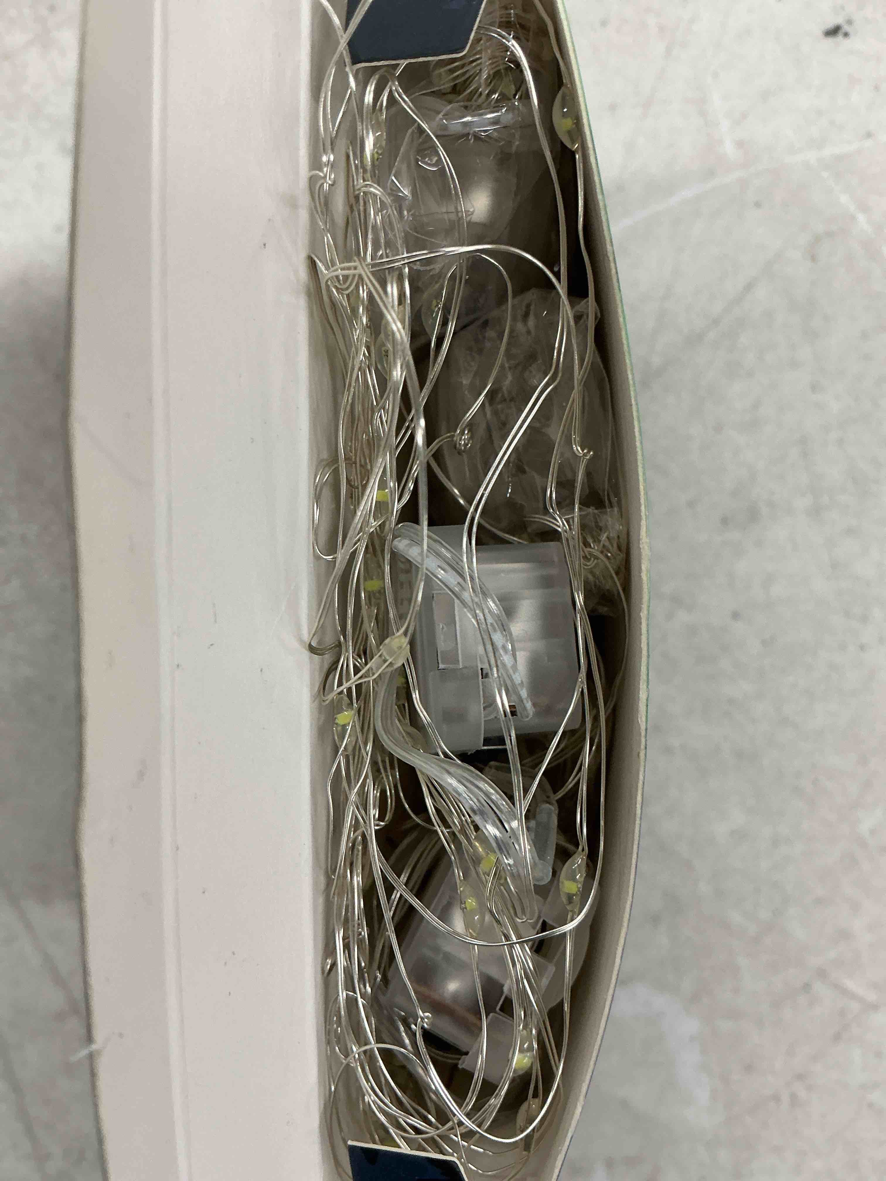 Condition photo showing Good Condition for 8 pack white fairy lights 7ft 20 led twinkle string lights 3 modes battery operated waterproof firefly starry for mason jar party wedding christmas valentines day table centerpieces,cold white cold white 8