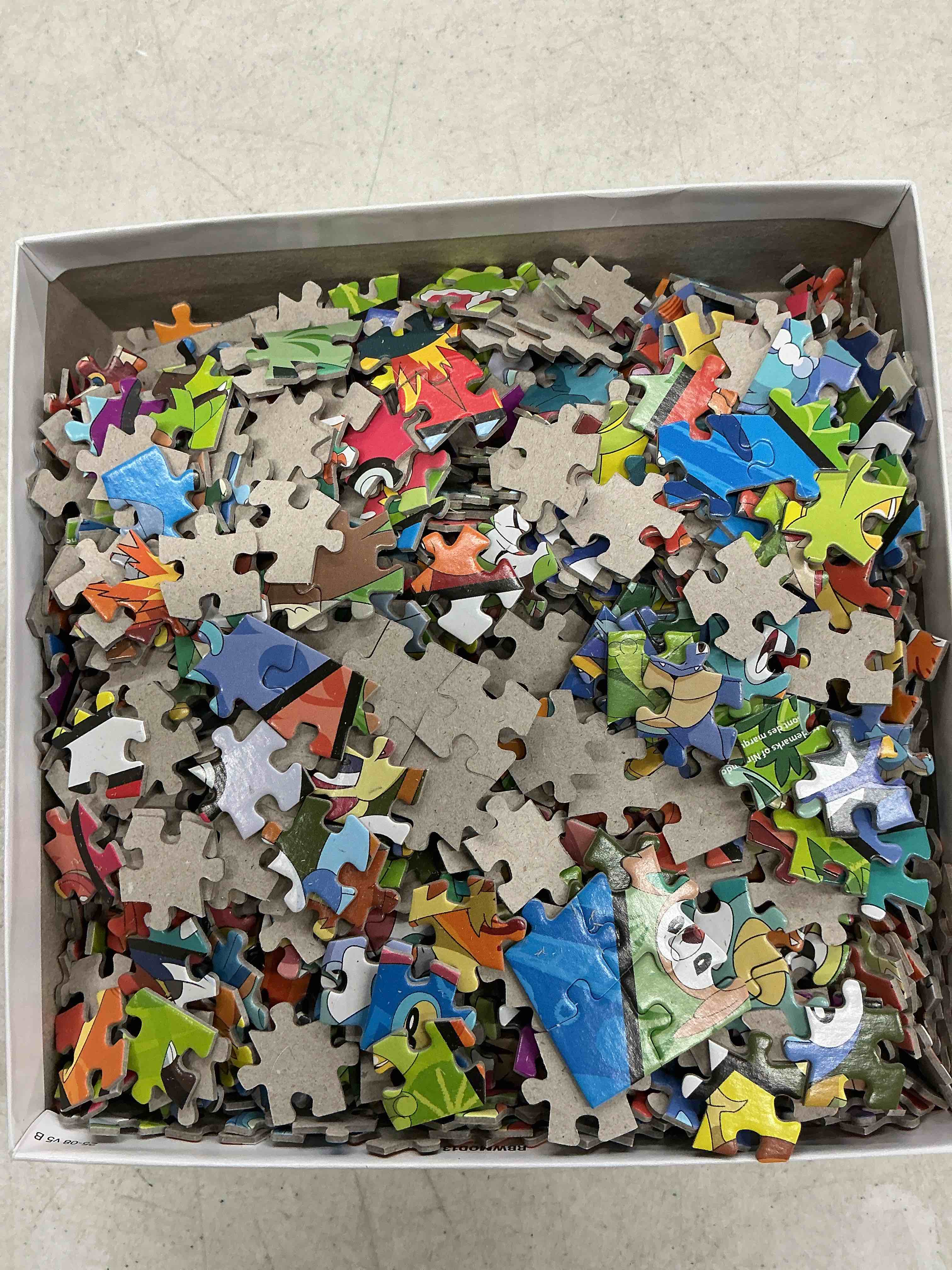 Condition photo showing Good Condition for buffalo games - pokemon -: stained glass starters - 1000 piece jigsaw puzzle for adults -challenging puzzle perfect for game nights - finished size is 26.75 x 19.75