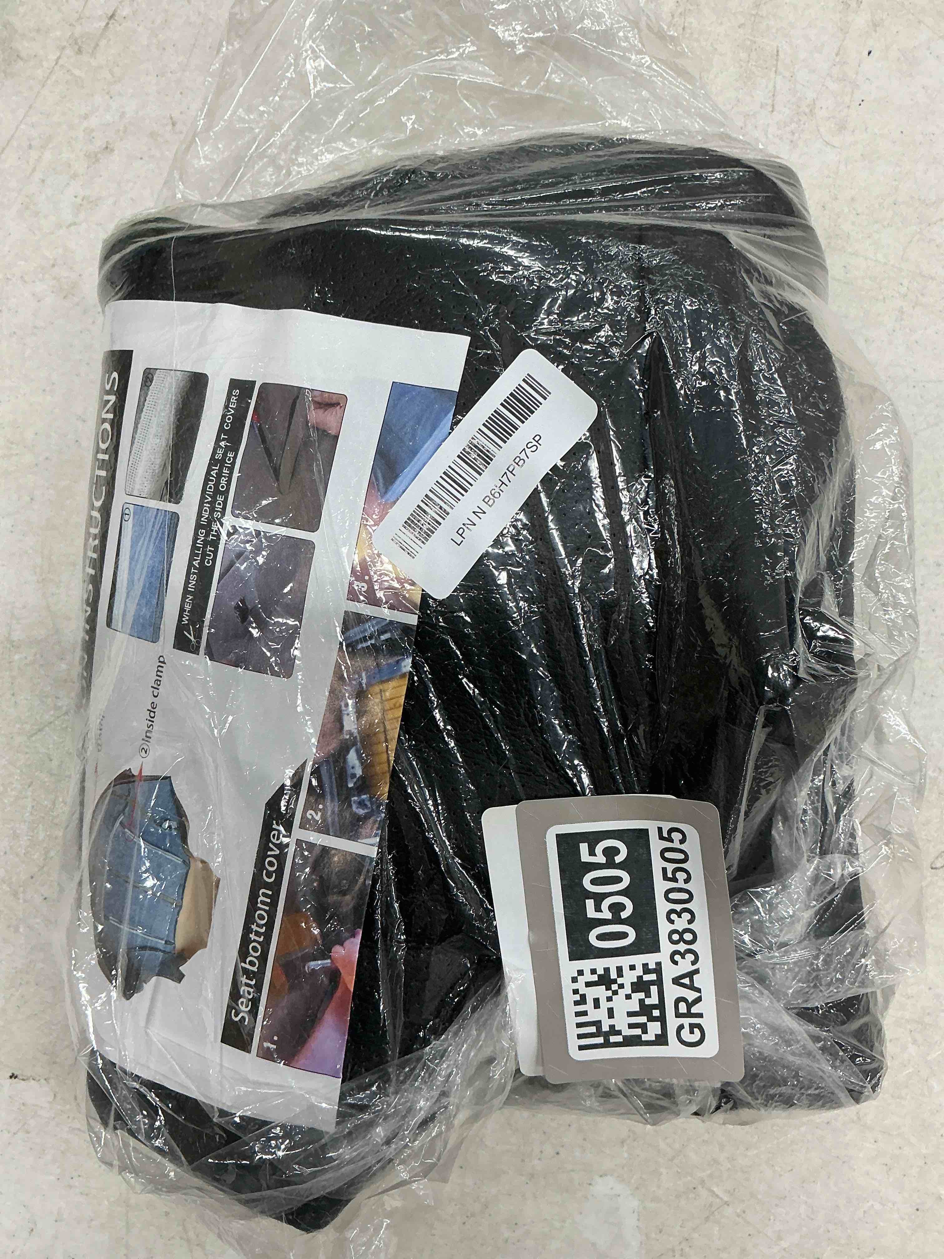 Condition photo showing Good Condition for prefer warehous leather seat cover, compatible with 2014-2019 chevy silverado ltz, gmc sierra 1500 2500 2500hd 3500 3500hd (black?perforated?, driver top) black?perforated? driver top