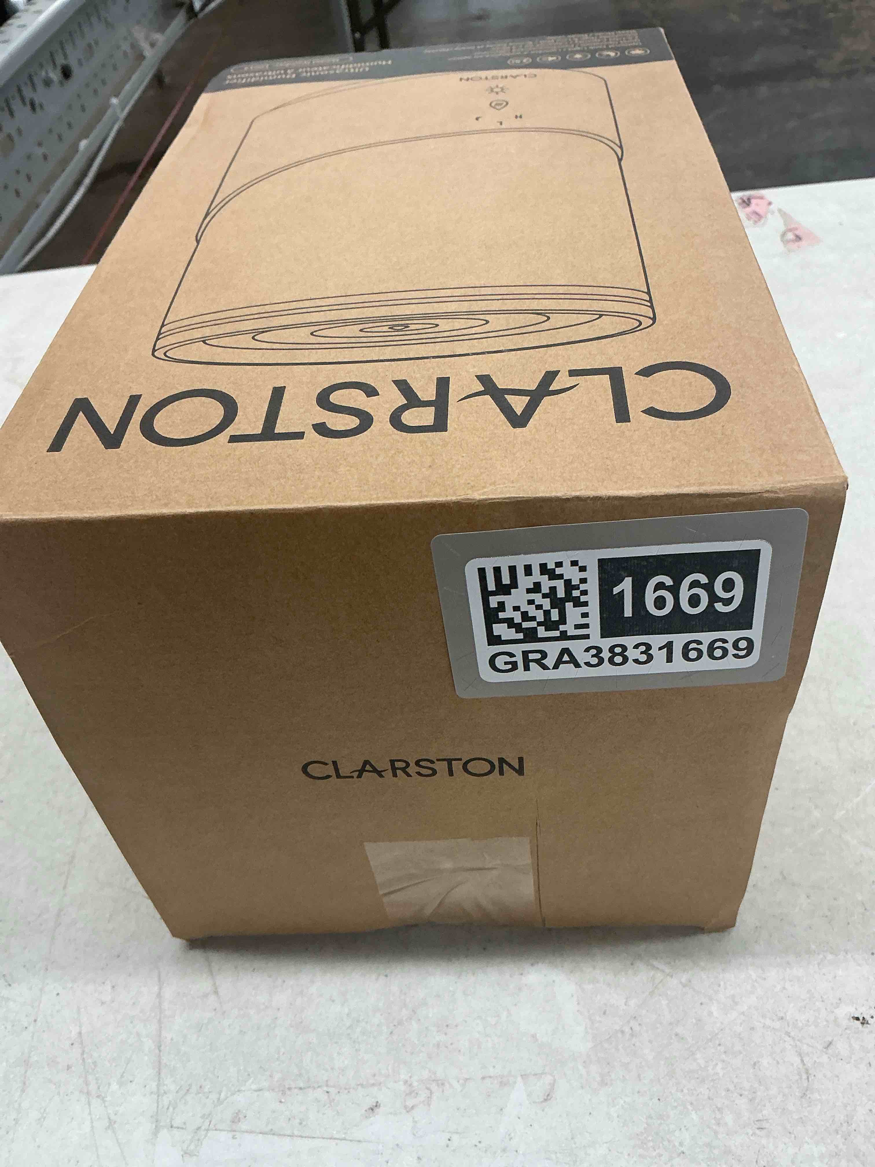 Condition photo showing Good Condition for clarston humidifiers for bedroom, 2.5l cool mist humidifier with essential oils diffuser and nightlight, top fill humidifiers for home large room, timer, auto shut-off, 25h runtime