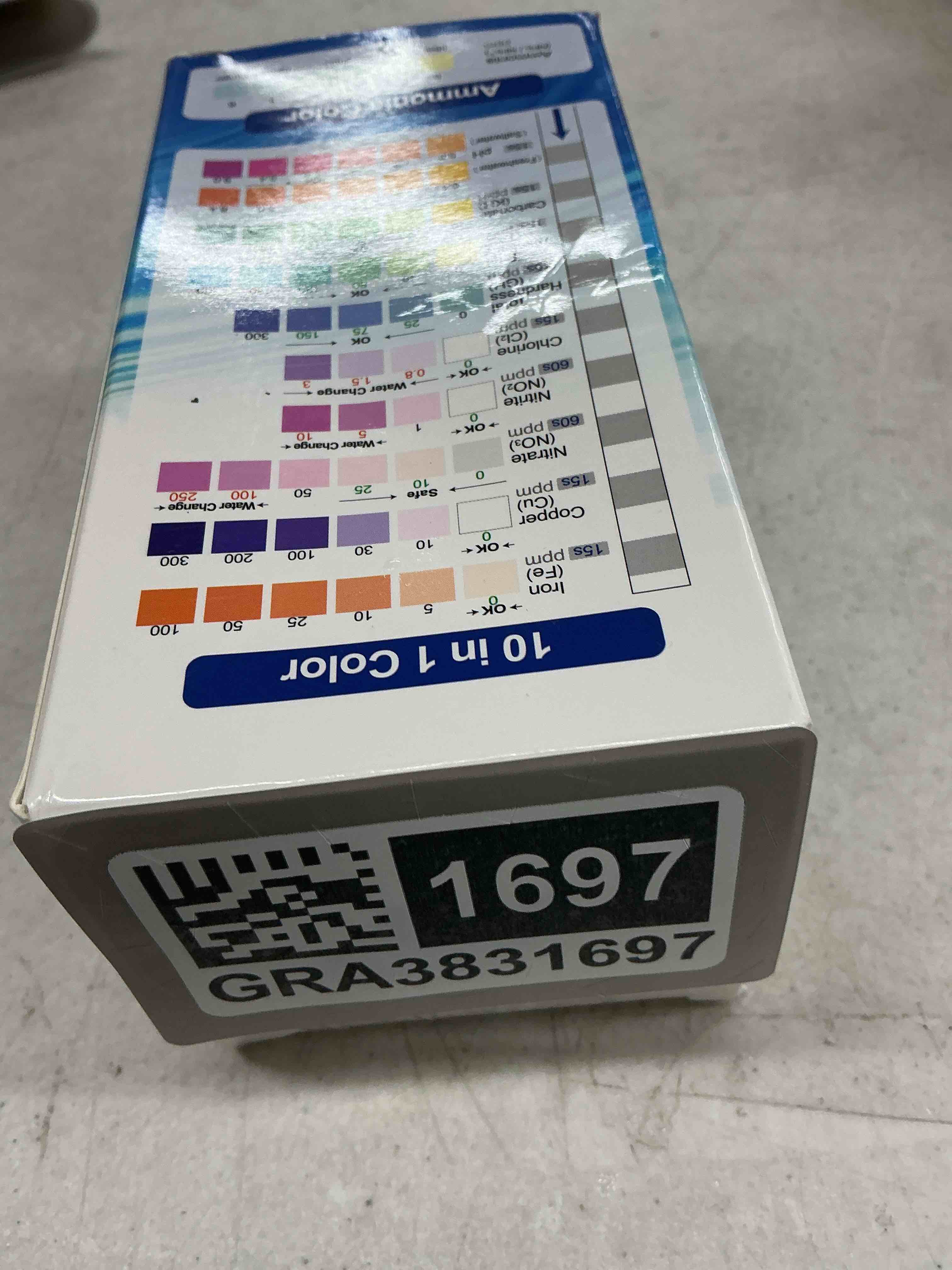 Condition photo showing Good Condition for 11 in 1 - aquarium test strips | 950 tests - 150 strips | fish tank aquariums water test kit & ebook | aquarium thermometer | fish tank water testing kit includes 50 ammonia strips | versatile usage 11 in 1 aquarium test kit
