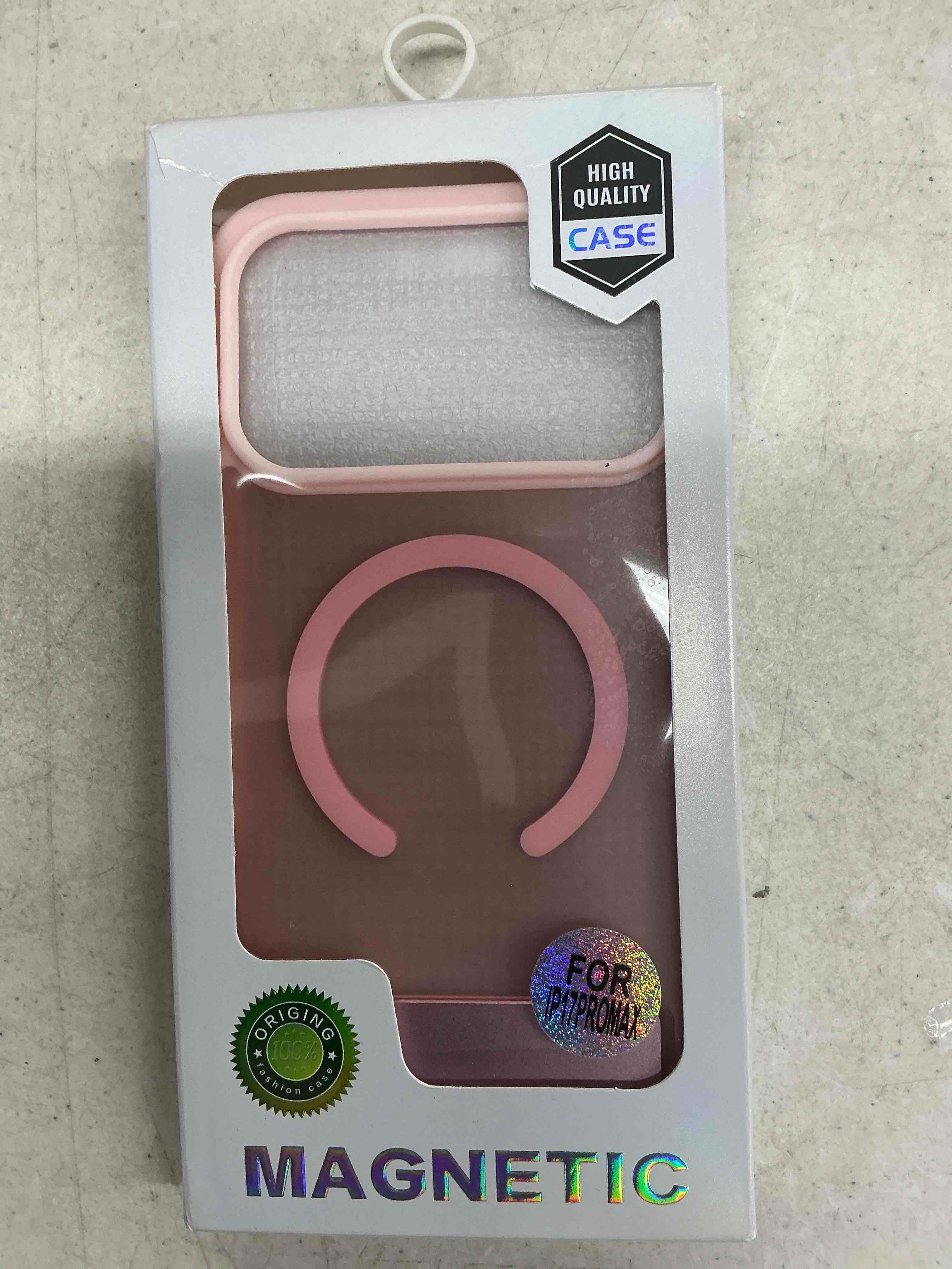 Condition photo showing Good Condition for magnetic case for iphone 17 pro max phone case with privacy screen protector 2x,compatible with magsafe,invisible kickstand [20ft protection],translucent matte shockproof cover for 17 promax,pink iphone 17 pro max pink