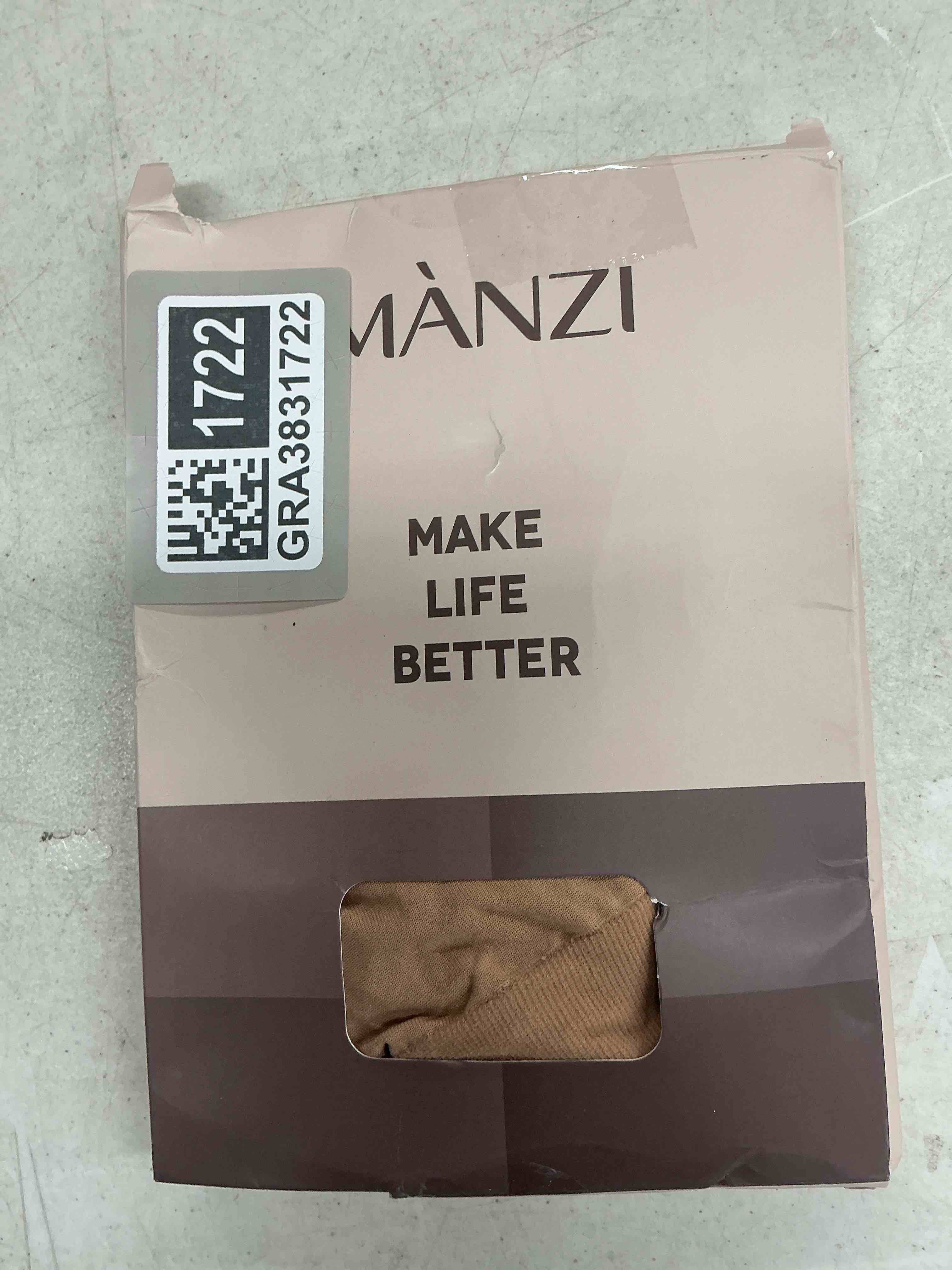 Condition photo showing Good Condition for manzi light shaping tights for women tummy control pantyhose 20 denier large-x-large natural