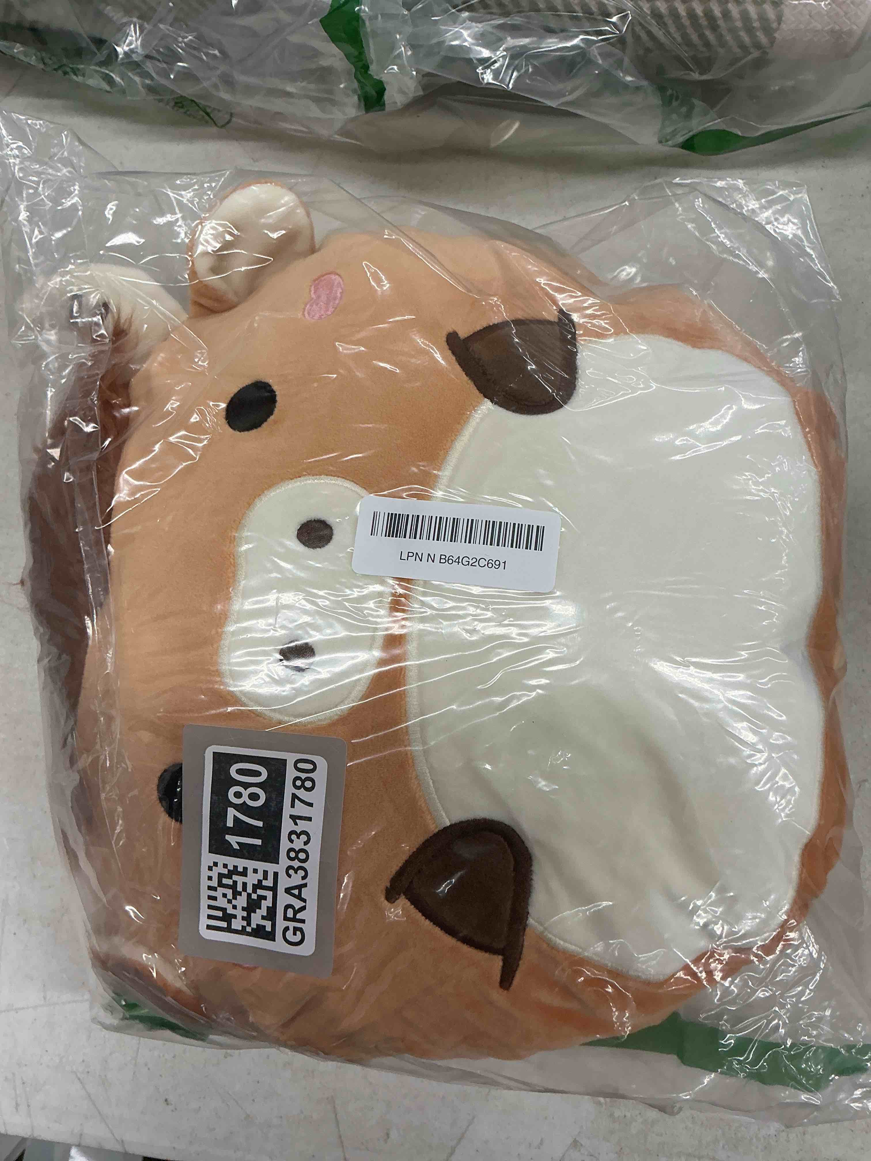 Condition photo showing Good Condition for highland cows plush pillow 14'' cute highland cow stuffed plushies toys soft fluffy cow plush pillow for birthdays day valentines day gift