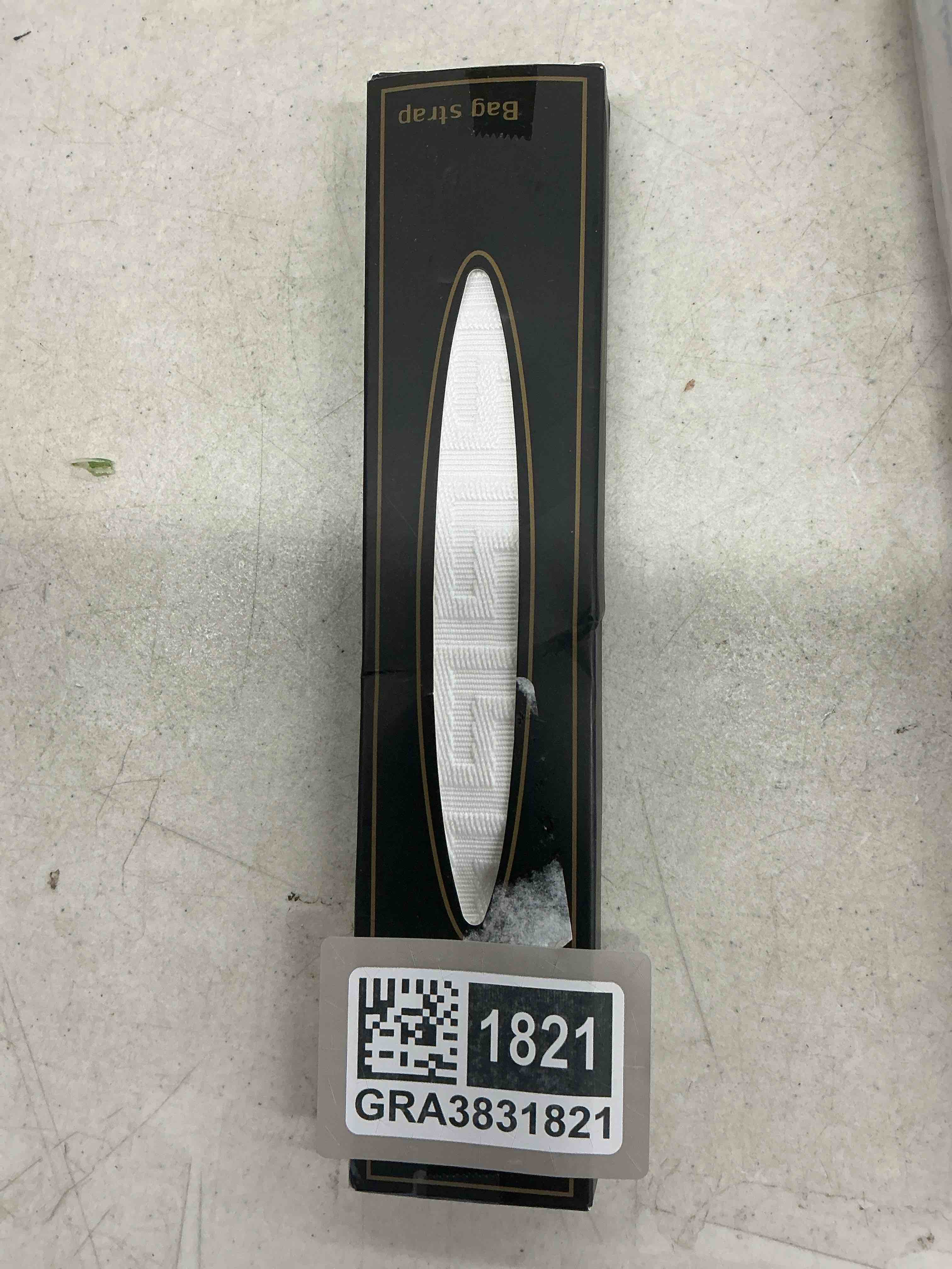 Condition photo showing Good Condition for adjustable khaki purse strap - 1.5" wide handbags, camera, guitar, phone & crossbody bag replacement shoulder straps(gold hardware) purse strap-gold hook-k301