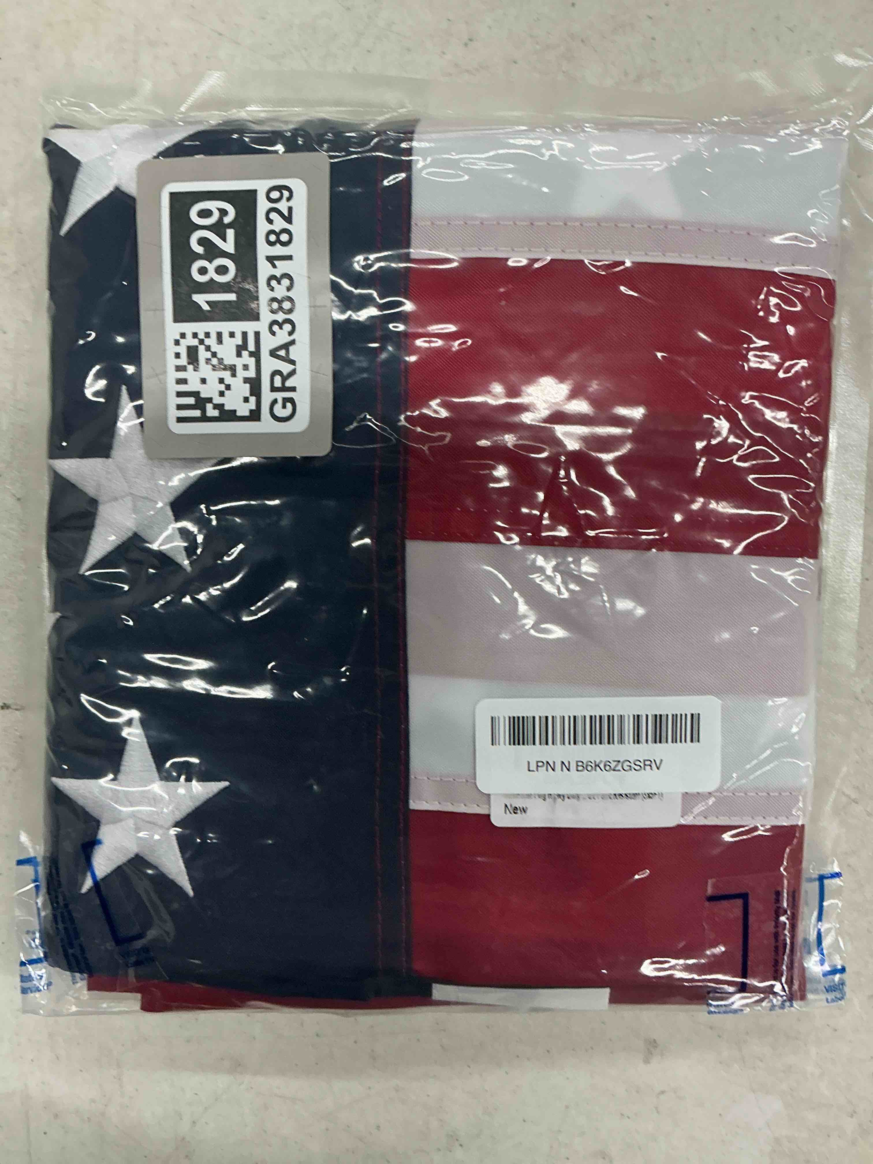 Condition photo showing Good Condition for american flags for outside 3x5 ft, heavy duty outdoor us flag with waterproof embroidered stars, sewn stripes & brass grommets for high wind, uv fade resistant 3x5ft