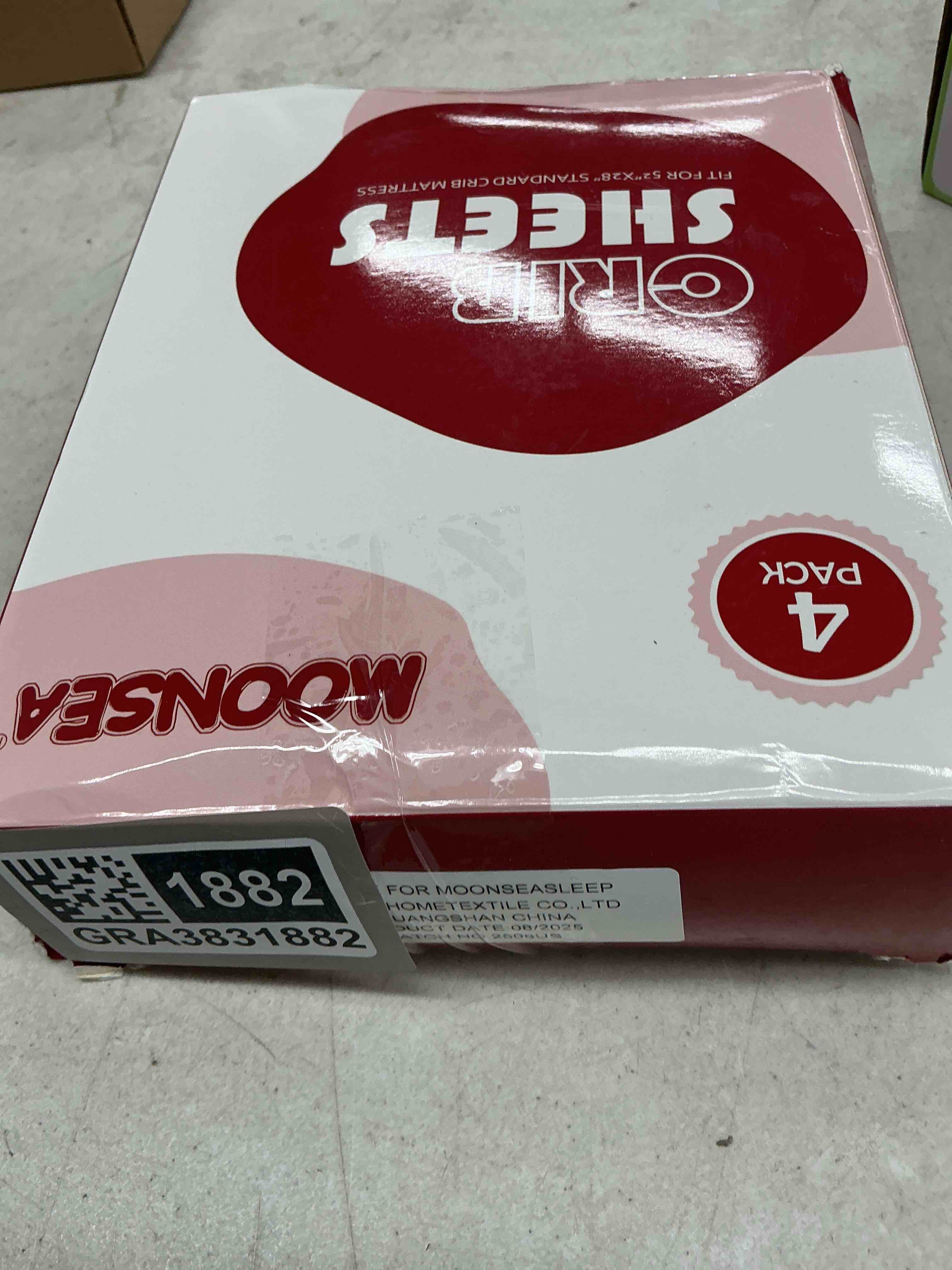 Condition photo showing Good Condition for crib sheets 4 pack, fitted crib sheets for standard size crib and toddler mattresses, soft and breathable baby gift set 52"x28" navy stars