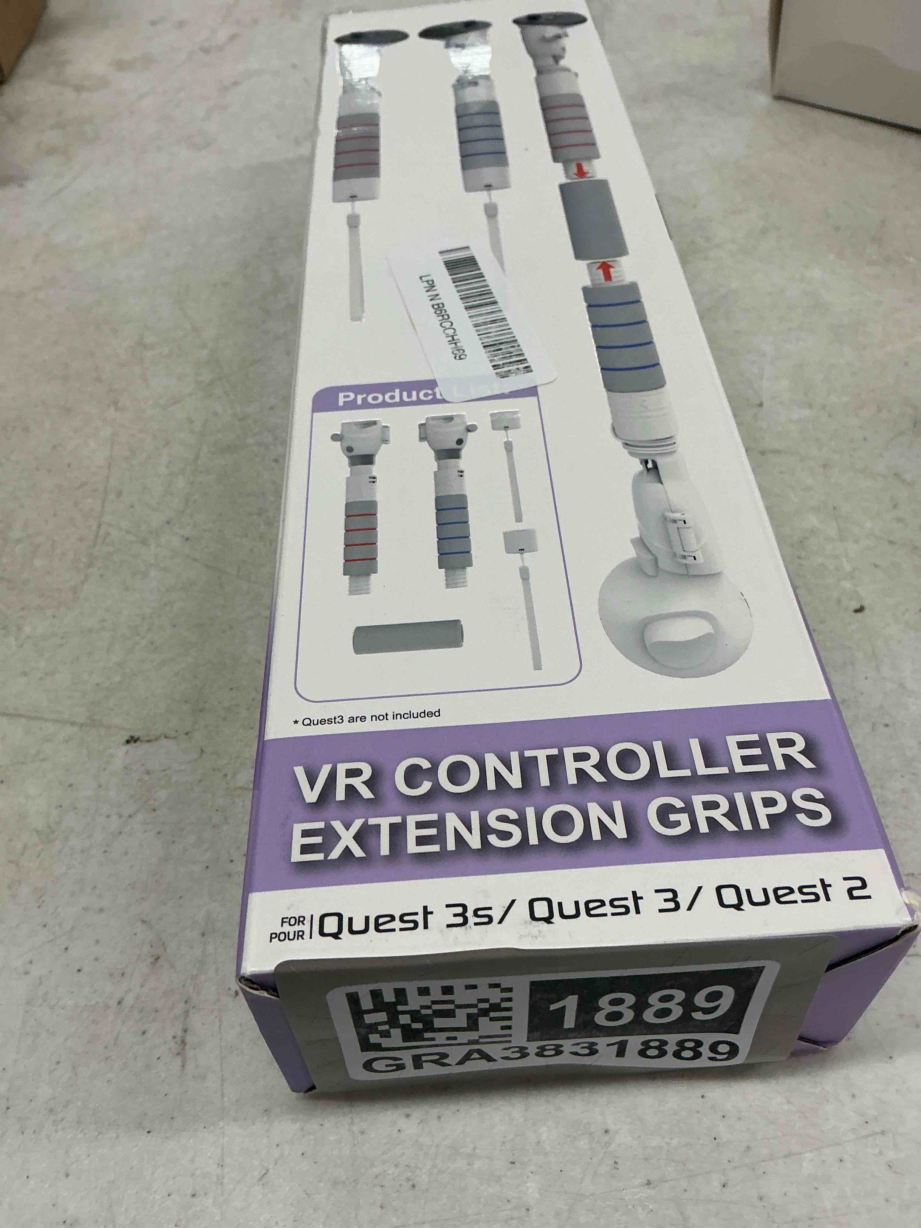 Condition photo showing Good Condition for 4-in-1 gorilla tag long arms for meta quest 3s/for oculus quest 3/2/pro/rift s controller, kinwin long arm extenders for quest accessories, vr handle attachments for beat saber/gorilla tag/golf club game