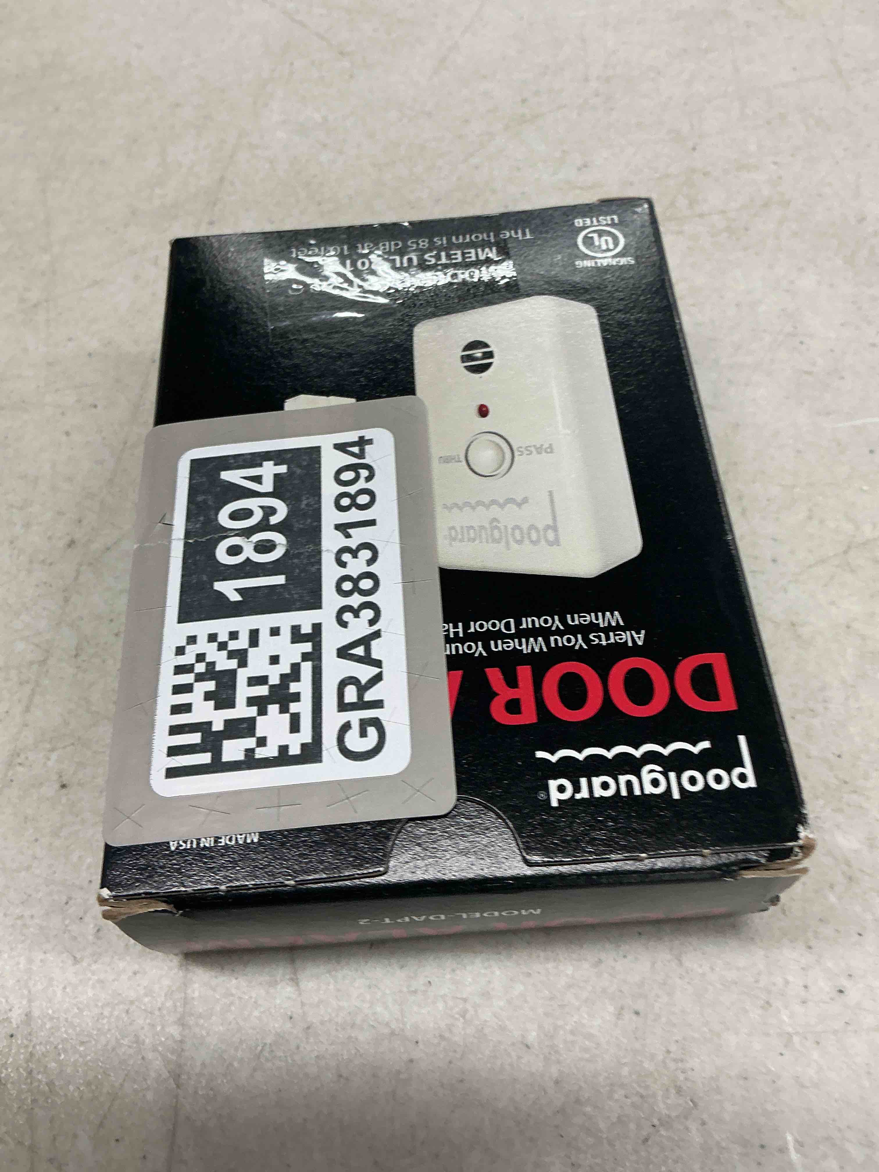 Condition photo showing Good Condition for poolguard dapt-2 water hazard pool door alarm, white