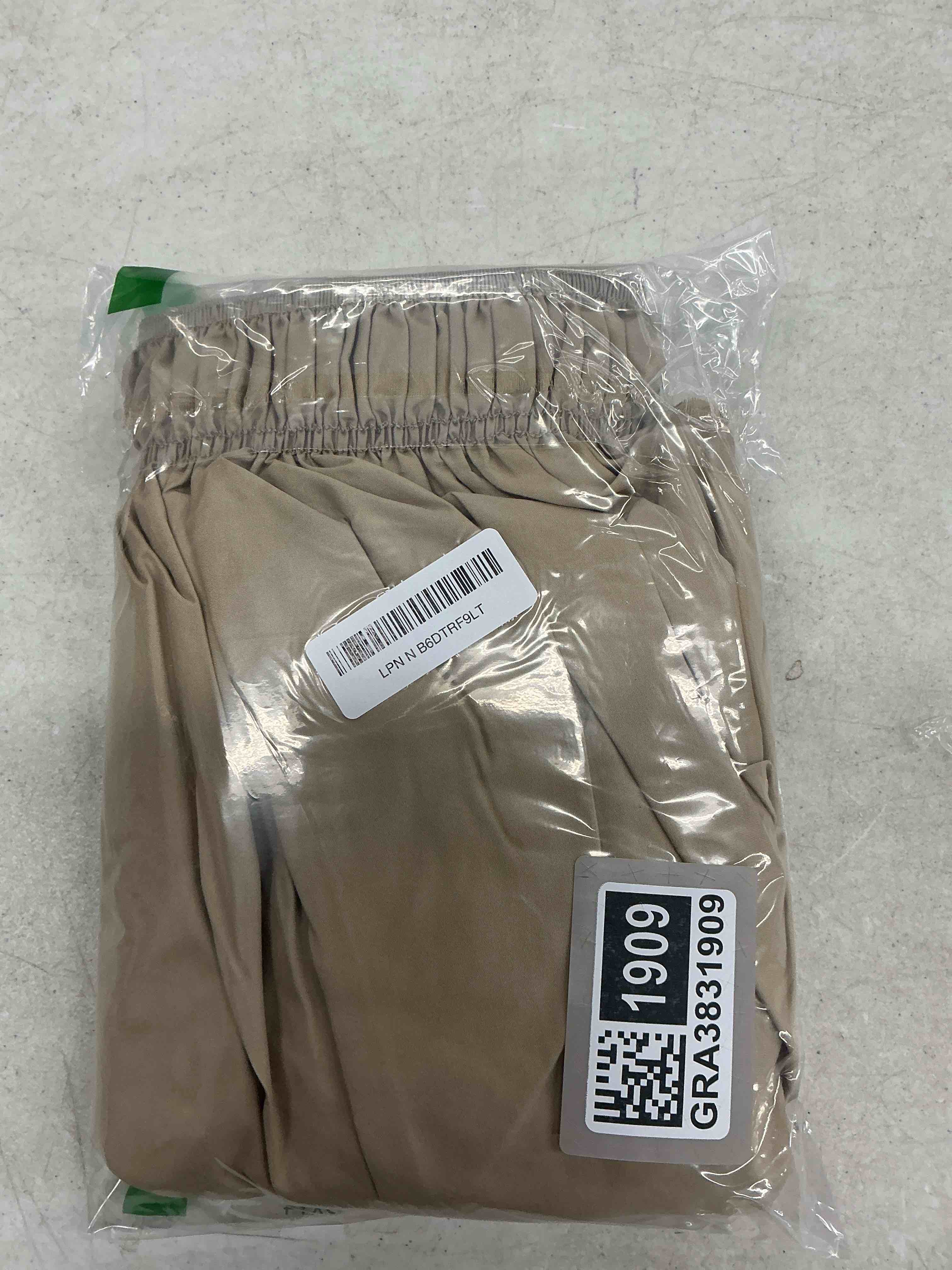 Condition photo showing Good Condition for wrap around dust ruffle bed skirt - beige - for full size beds with 24 inch drop - easy fit elastic strap - adjustable pleated bedskirt w/brushed fabric - wrinkle free - for women, men, kids & teens full/full xl 24" - drop 13 - beige