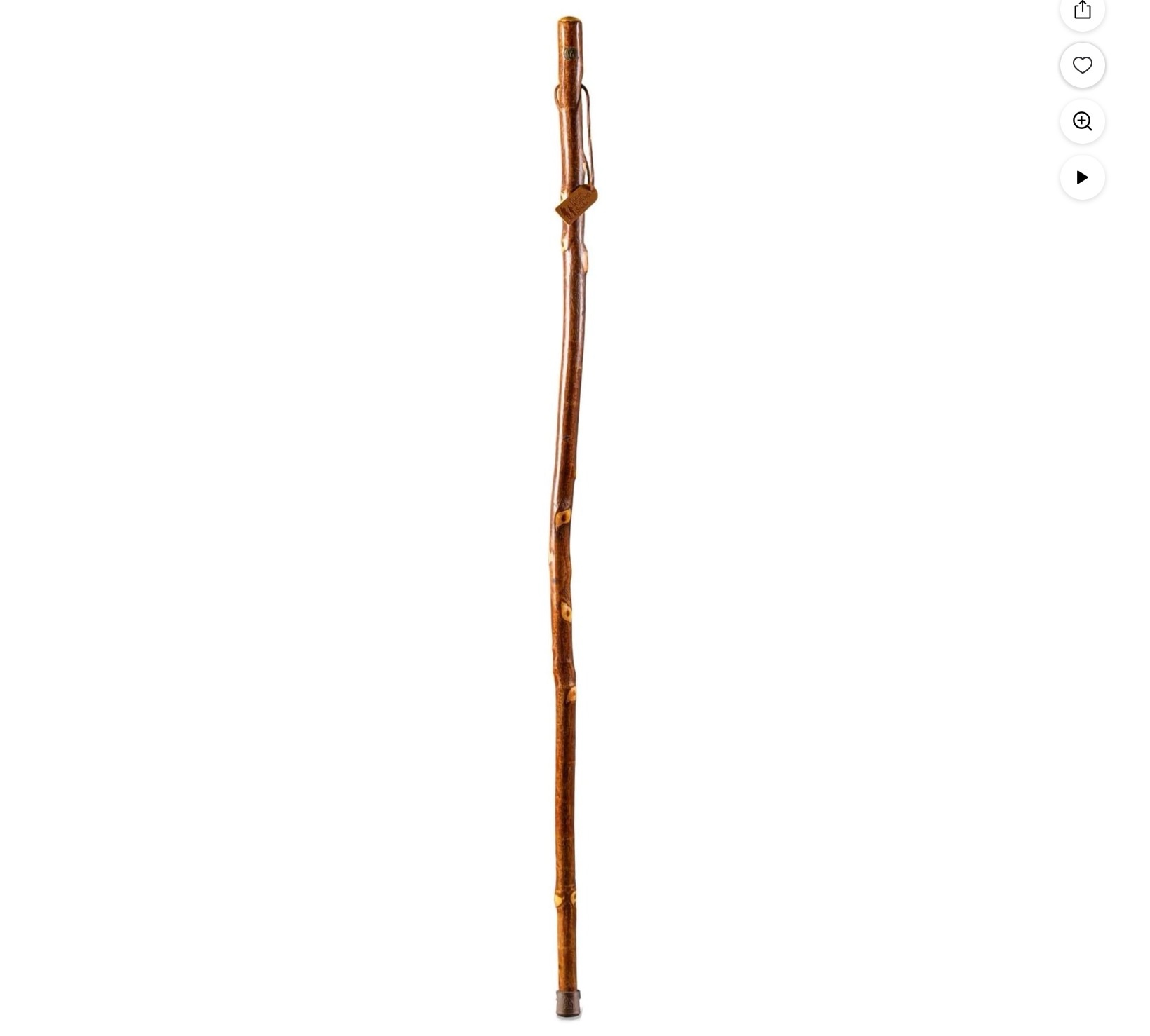 Brazos Free Form Hawthorn Wood Walking Stick 58 Inch Height