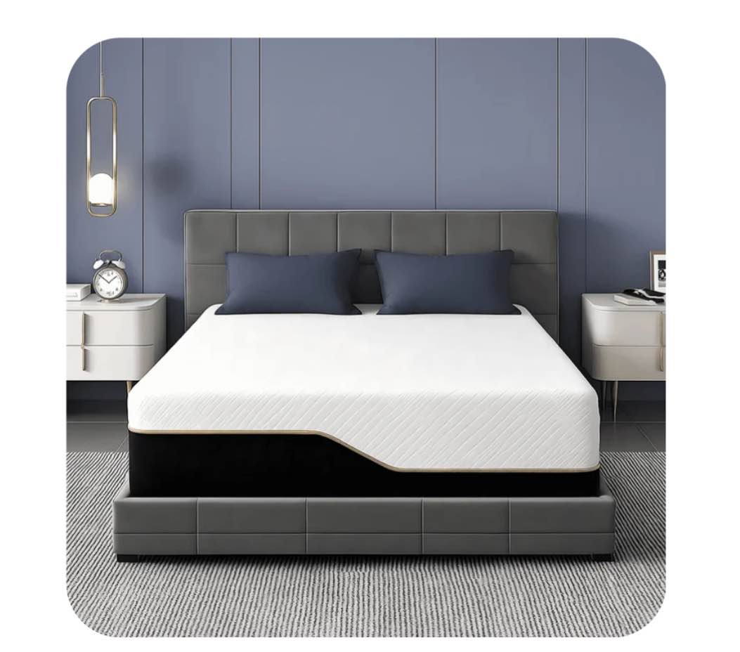 STOENOE Queen Mattress,12 Inch Memory Foam Mattress in a Box, CertiPUR-US Certified Breathable and Comfortable, Medium