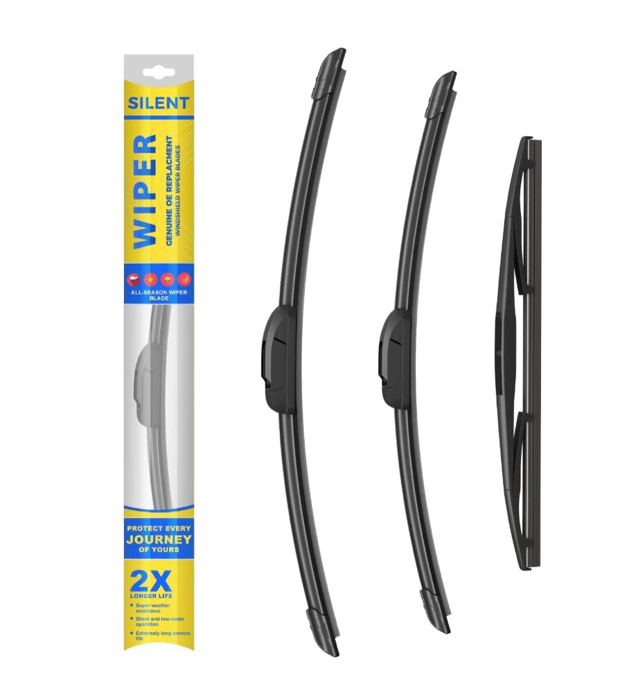 VYAOP Windshield Wipers Replacement, All Season Wiper Blades 26" 17" 14" (3 Pack)