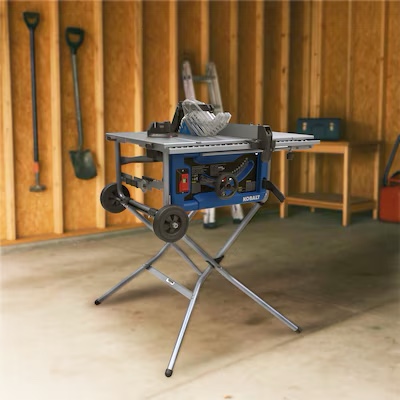 Kobalt 10-in 15 -Amp 120 -Volt Portable Jobsite Table Saw with Folding Stand