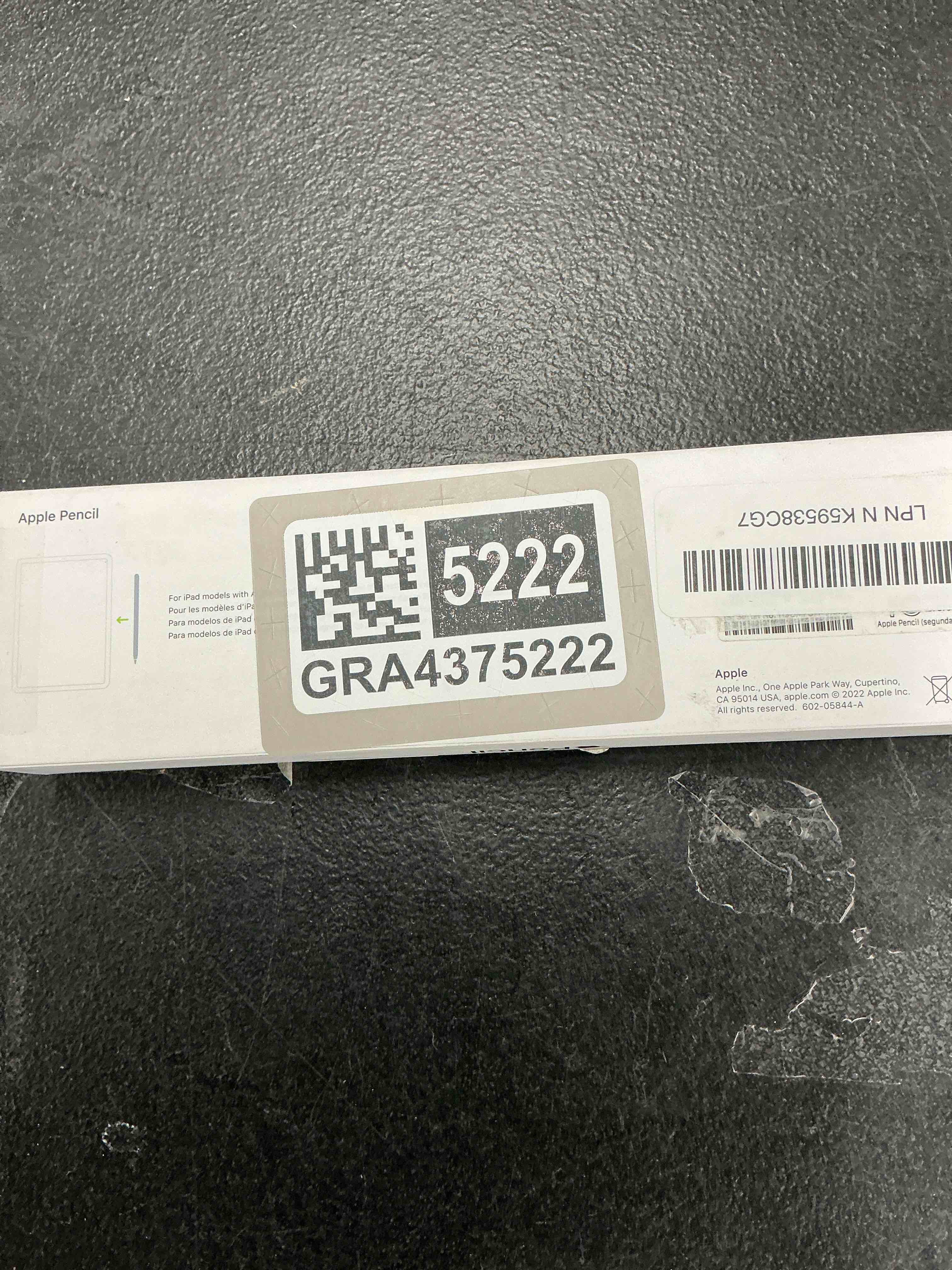 Condition photo showing New/Like New for Apple Pencil (2ND Generation) (MU8F2AM/A)