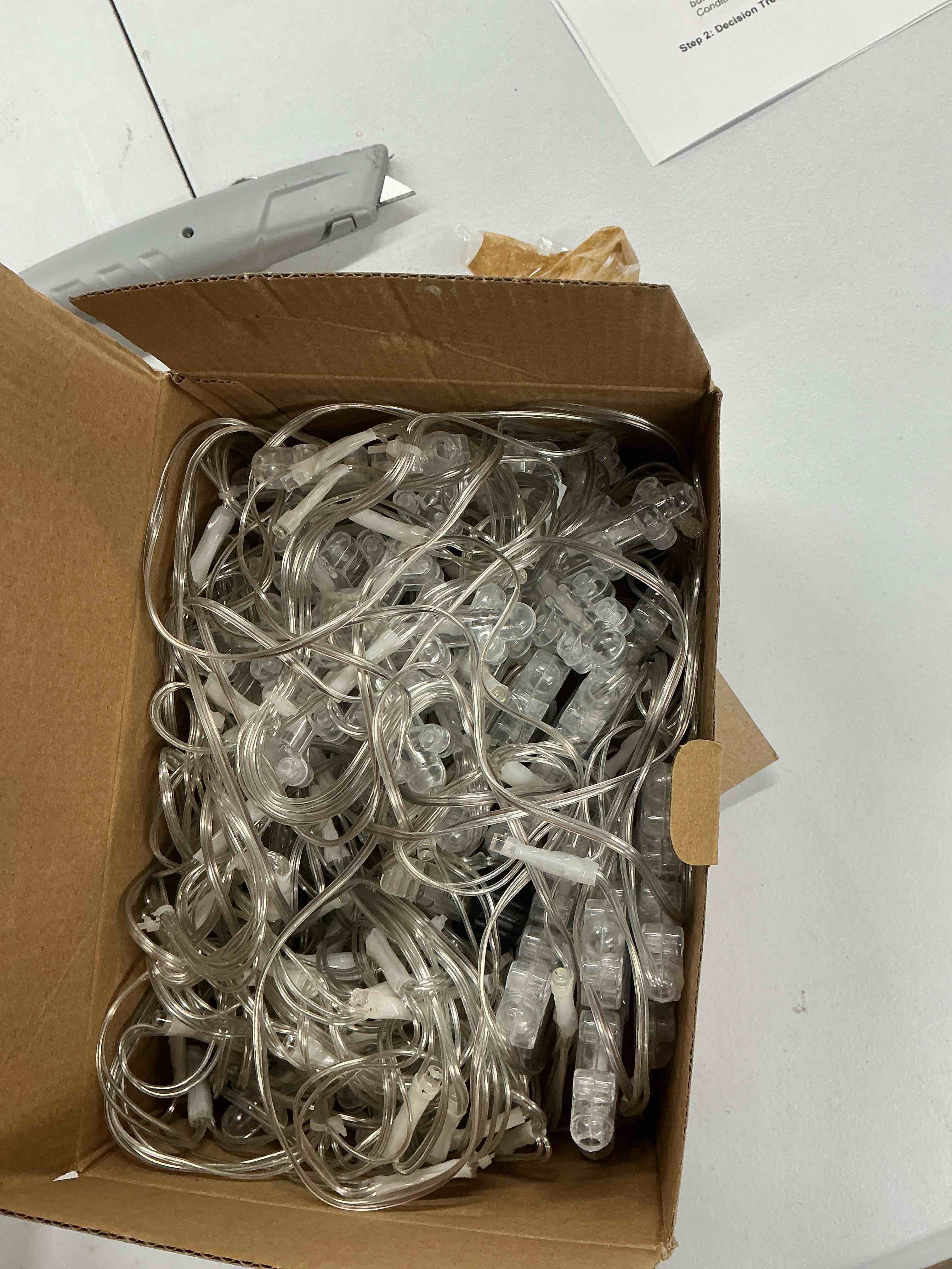 DBFAIRY Christmas Net Lights Plug in, 207 LED 13.1Ft x1.9Ft Snowflake Hanging Net Lights Outdoor Waterproof with Timer Christmas Decor for Balcony Porch Fence Window Railing (Cool White) Cool White Snowflake