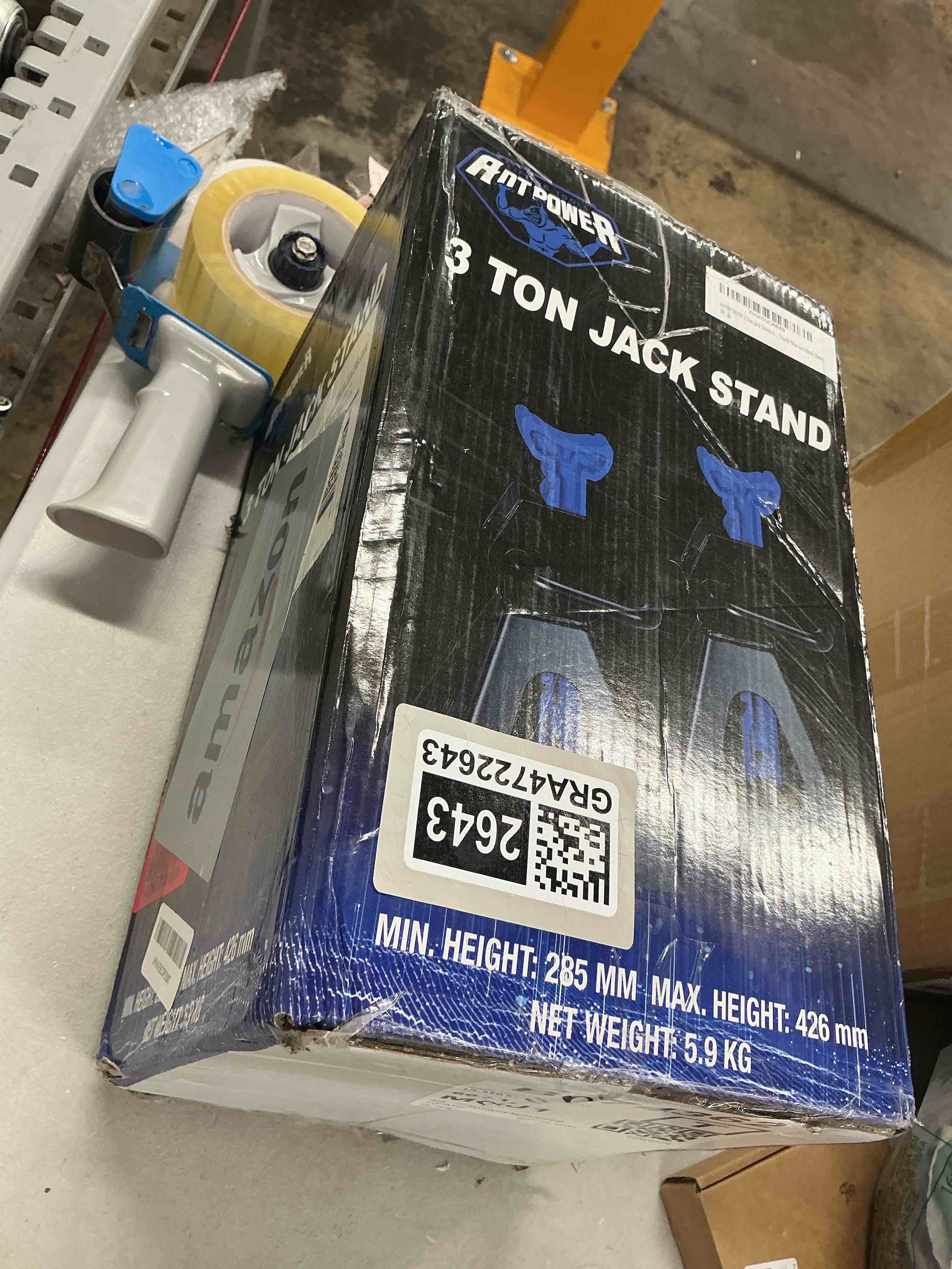 Condition photo showing Good Condition for antpower jack stands 3 ton (6,000 lbs) heavy duty car jacks stand,11.2"-16.8" adjustable height for lifting automotive small suv, pickup 1 pair basic
