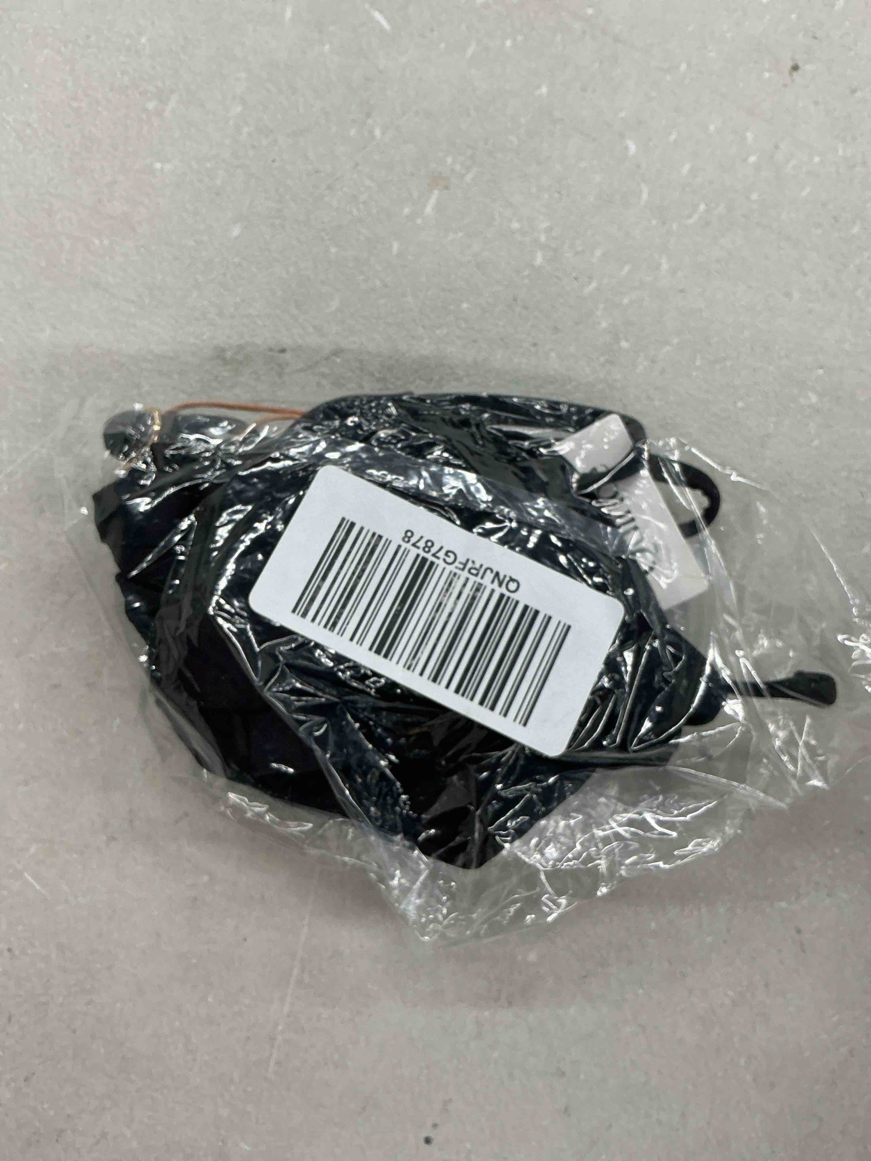 Condition photo showing New/Like New for quince italian knotted triangle bikini top, m, black