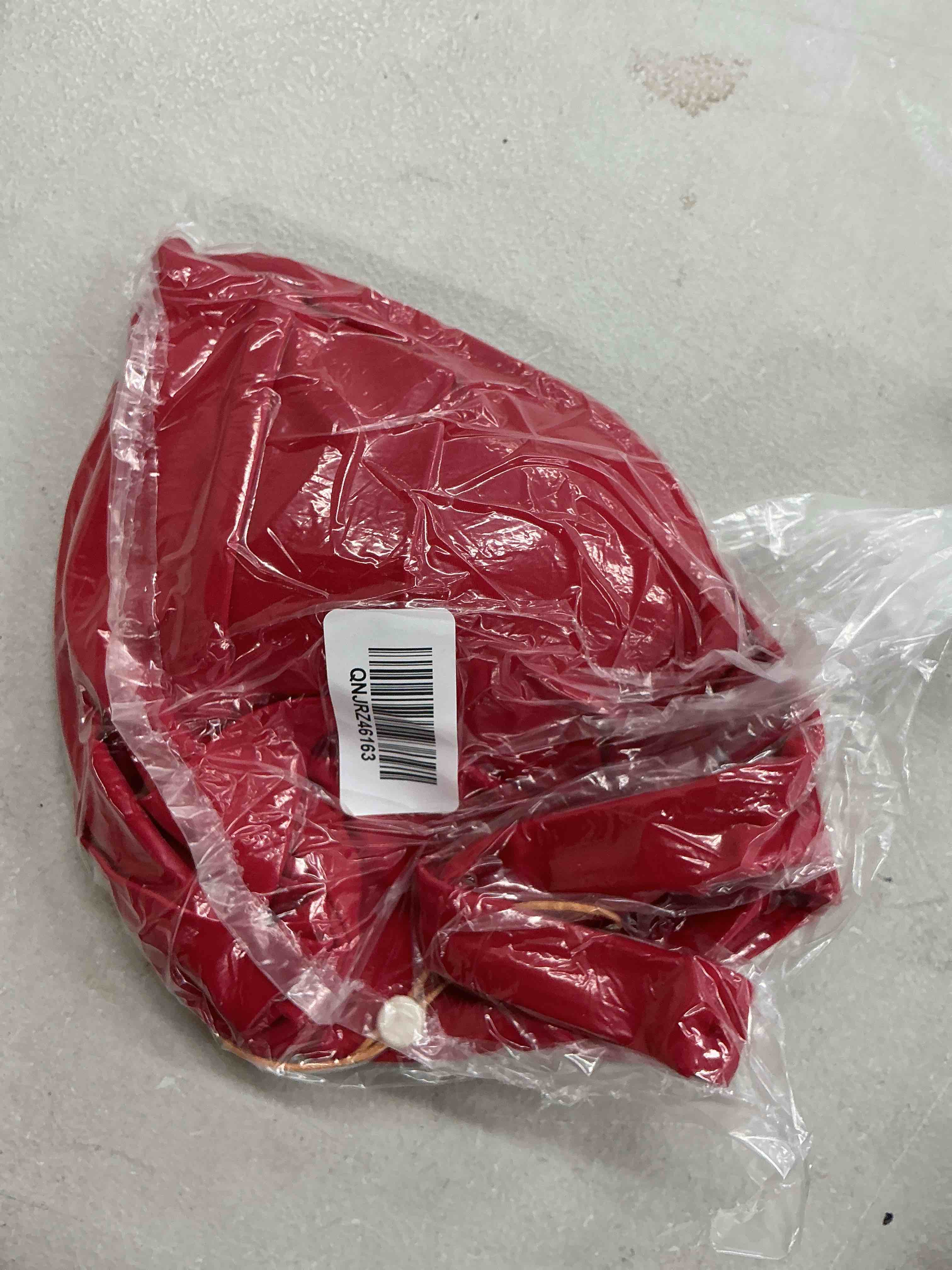 Condition photo showing New/Like New for quince italian tank bikini top, m, cherry