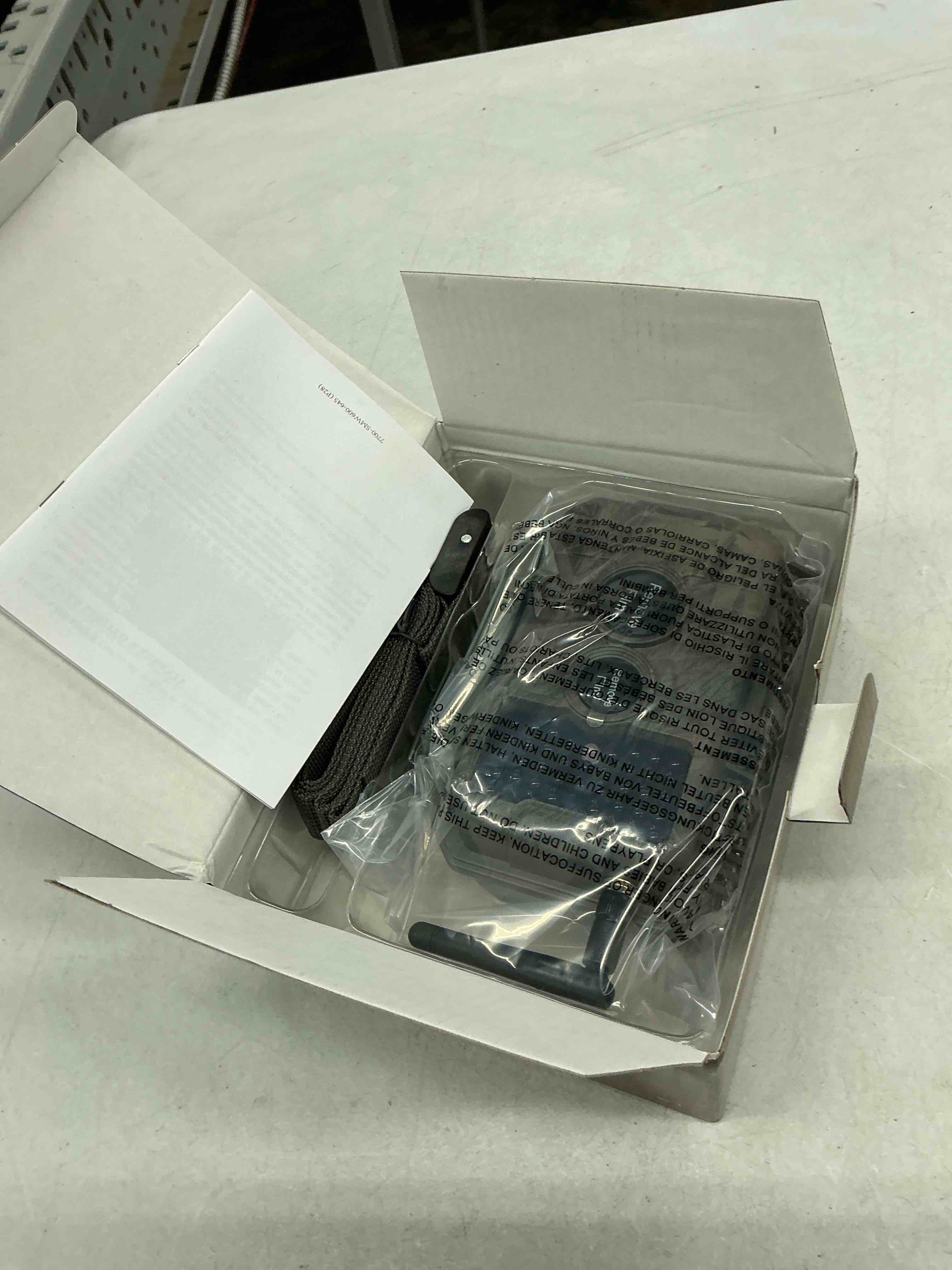 Condition photo showing New/Like New for gardepro e6 wifi trail camera (non-cellular), stable wifi with external antenna, on-site app viewing, 64mp 1296p hd, no-glow night vision, motion activated waterproof game camera