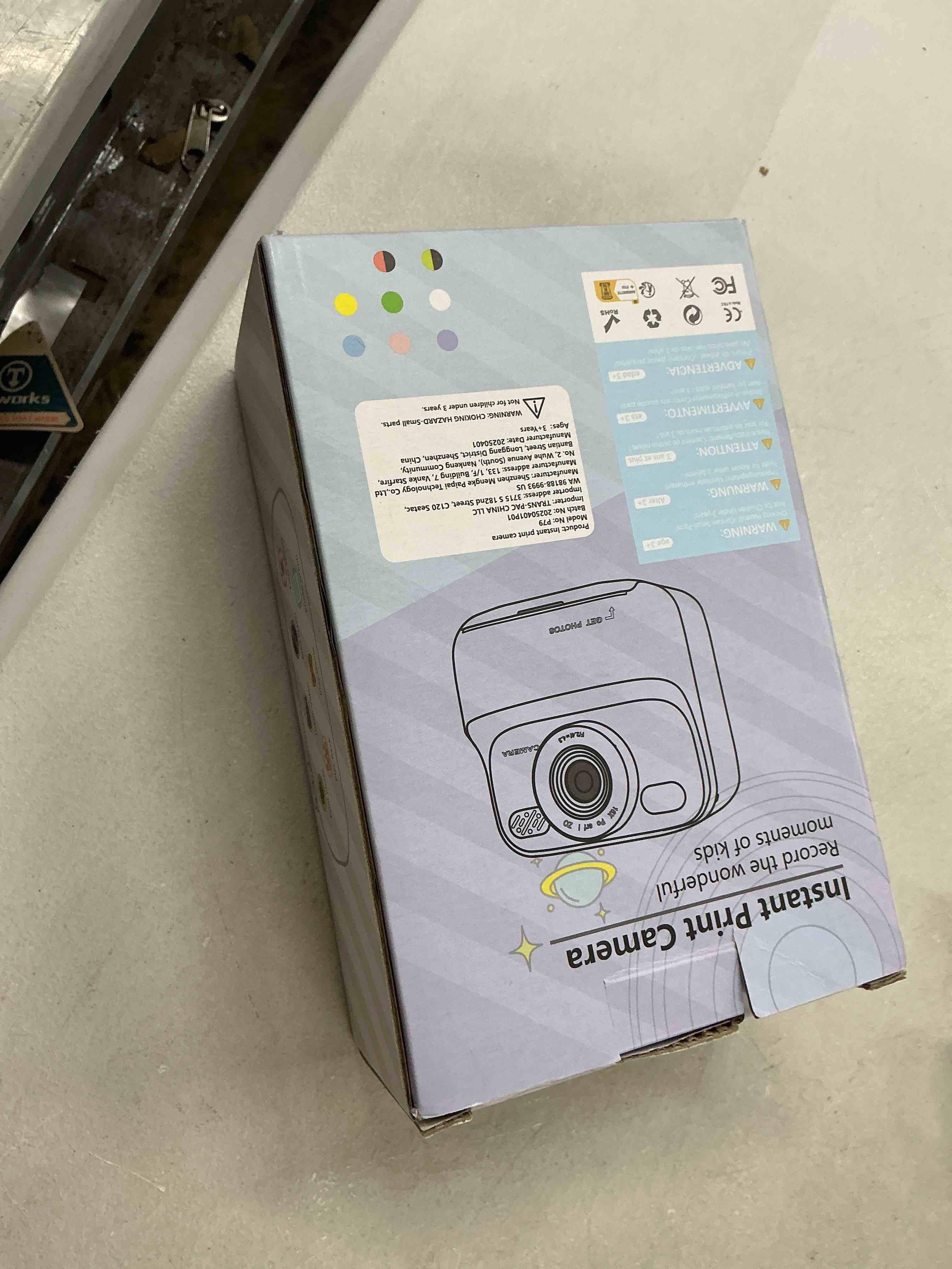 Condition photo showing Good Condition for kids instant digital cameras for boys and girls, 1080p hd dual-lens selfie digital camera with print paper & 32g card, christmas birthday gifts toys for toddler and teenagers age 3-16 years old blue