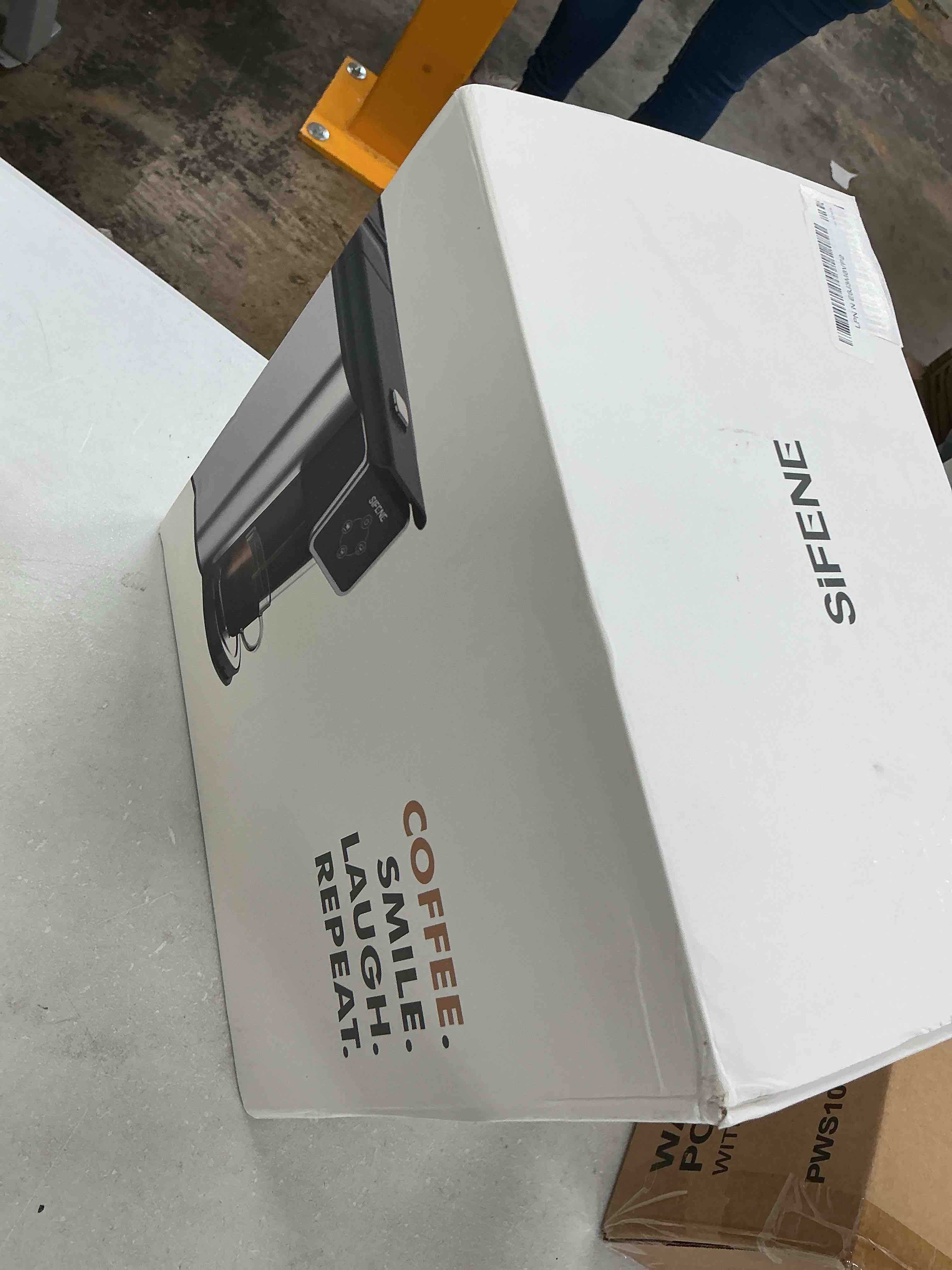 Condition photo showing Good Condition for sifene 3-in-1 single serve drip coffee machine, compact k-cup/k-pod compatible brewer for ground coffee & tea, 50oz removable water reservoir, multiple brew sizes, auto shut-off white
