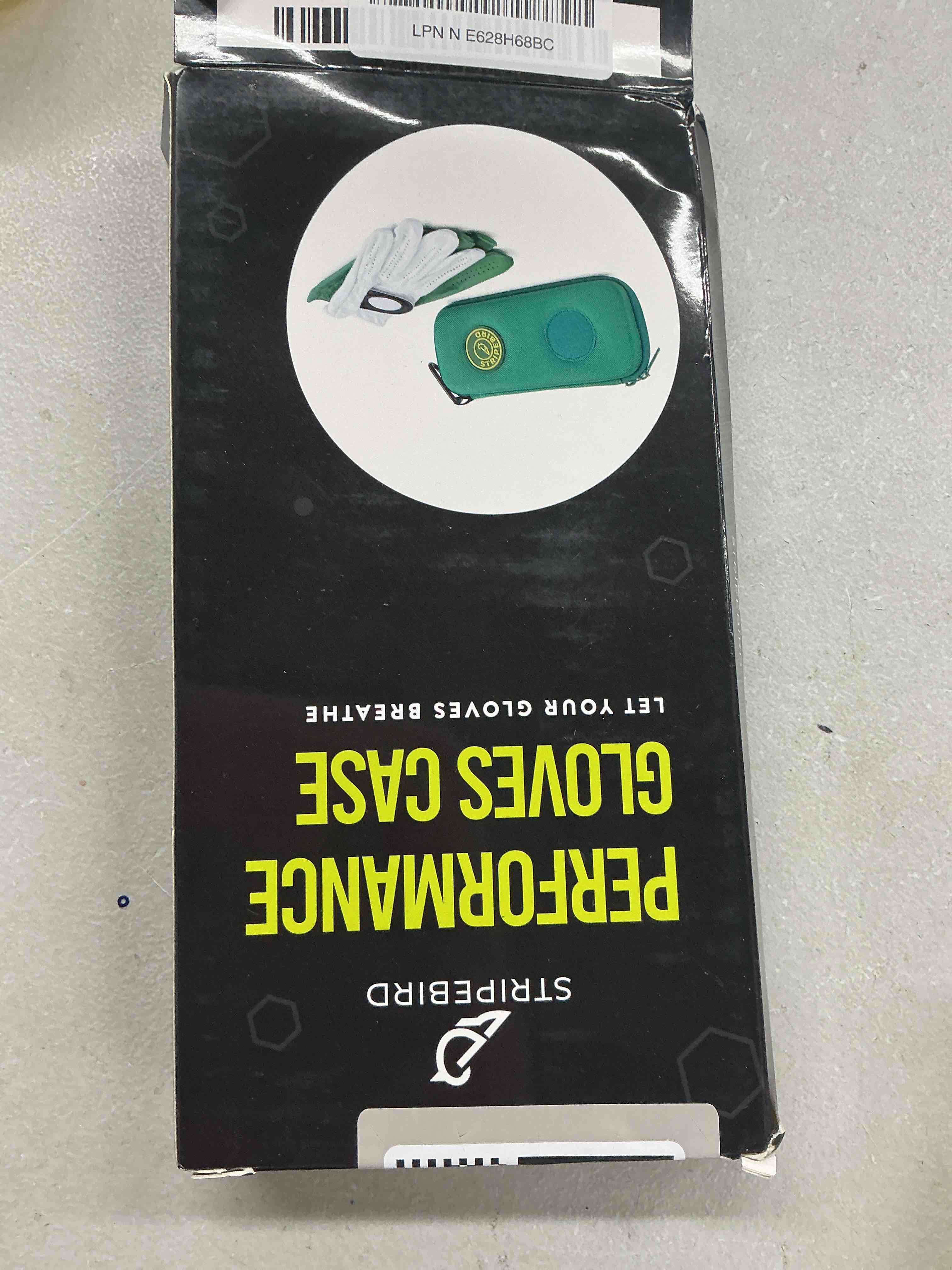 Condition photo showing Good Condition for stripebird - performance golf gloves case fairway green