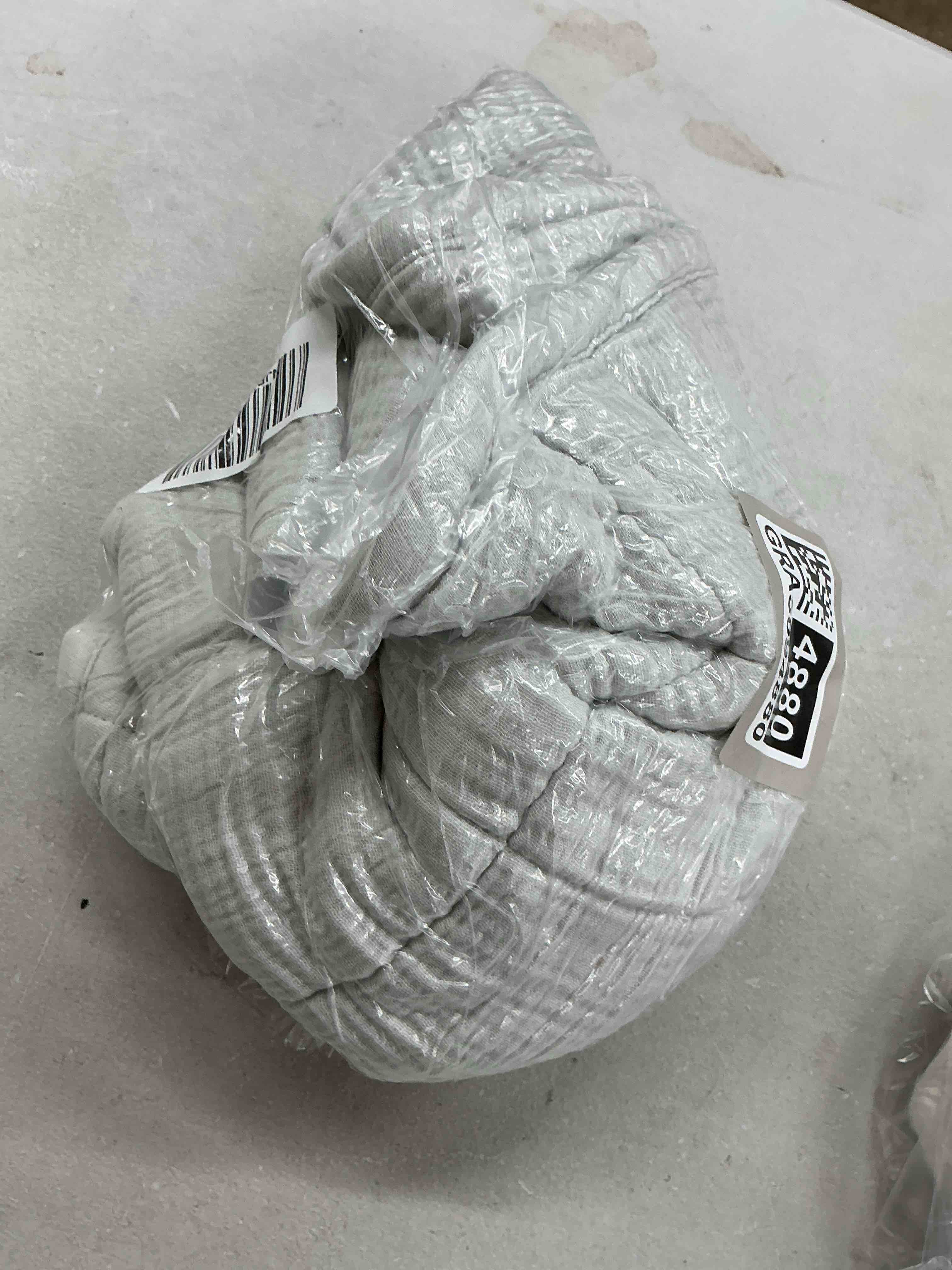 Condition photo showing Good Condition for organic cotton gauze box quilt set, twin, mist