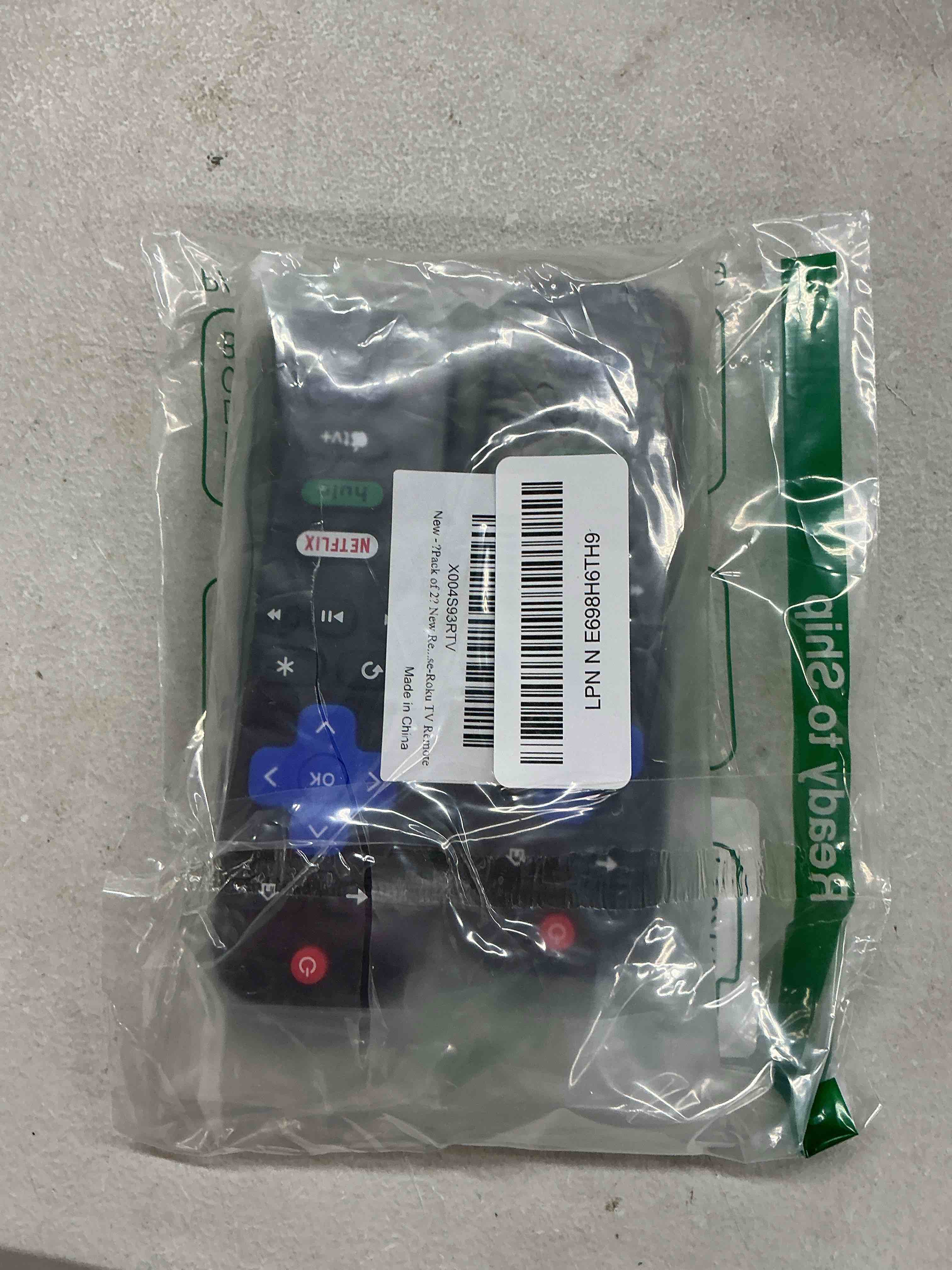 Condition photo showing Good Condition for ?pack of 2? new replacement for all roku tv remote,compatible for all tcl-onn-hisense-roku tv remote