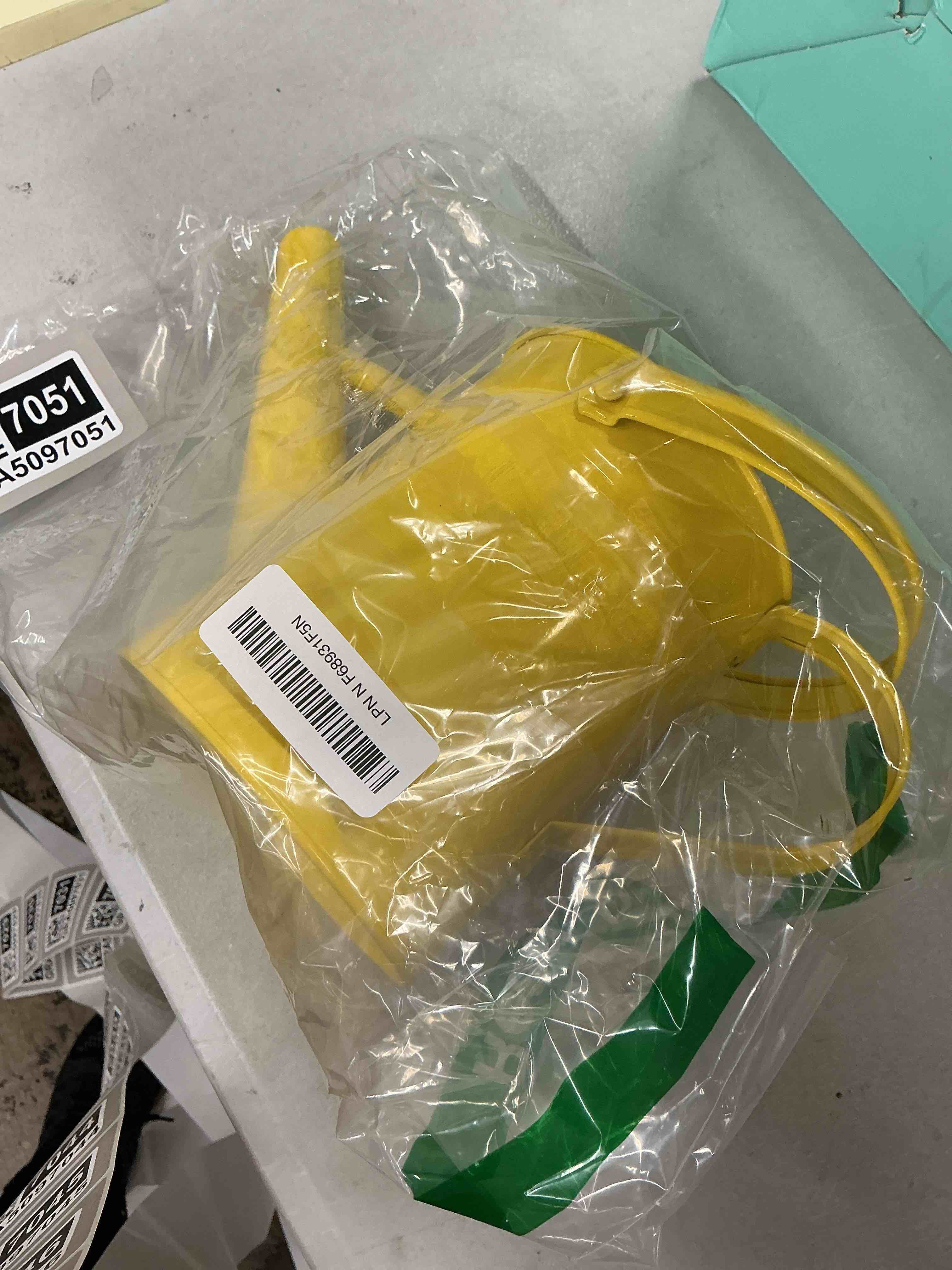 Condition photo showing Good Condition for topadorn watering can for plants, 55 oz metal watering can with removable spout for indoor & outdoor plants, long spout garden watering can, yellow