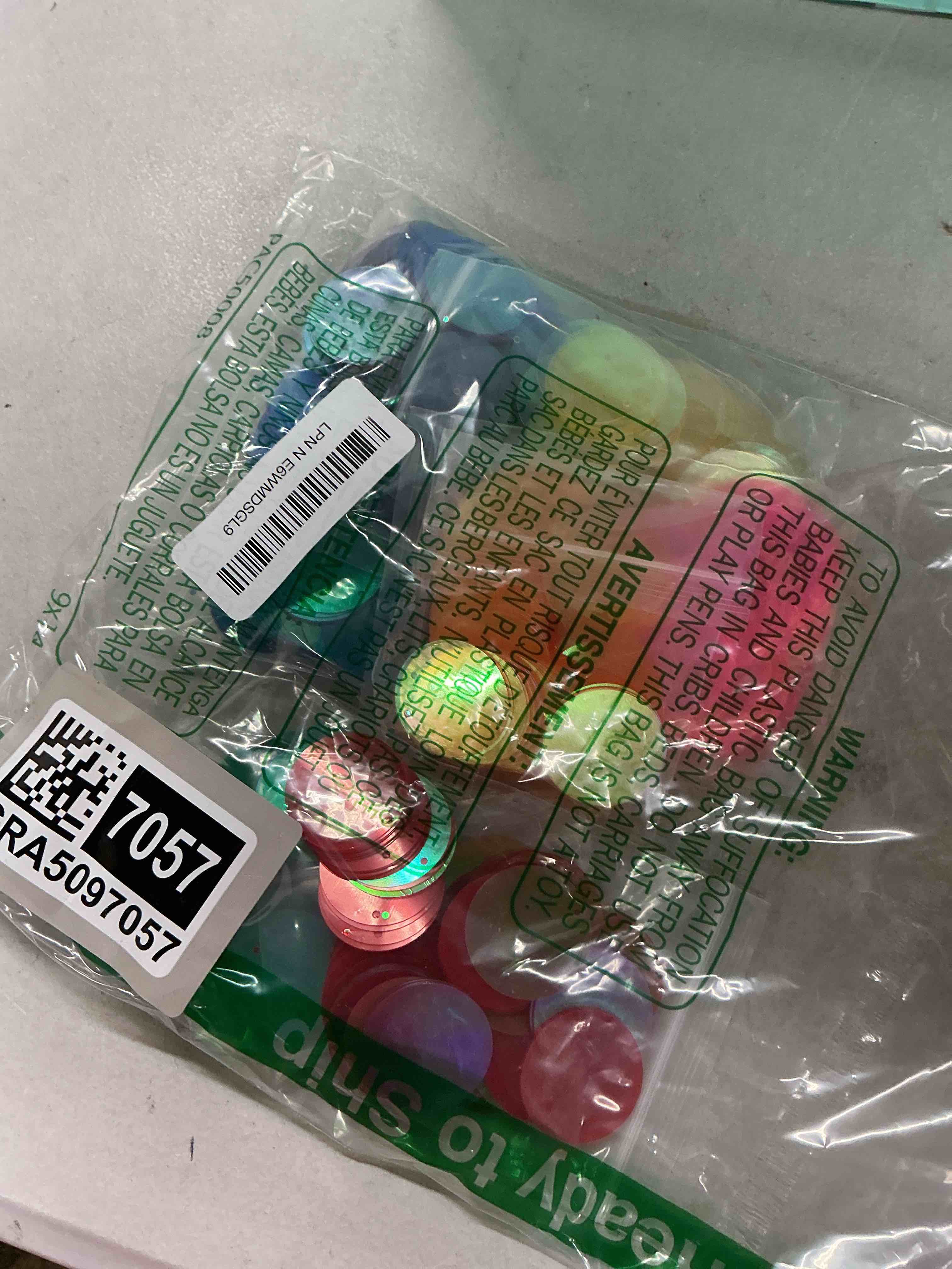 Condition photo showing New/Like New for ph pandahall 240g large sequins for crafts, 8 colors flat round sequin paillettes pvc loose sequins and spangles for embroidery, applique, knitting, arts, crafts, and embellishment