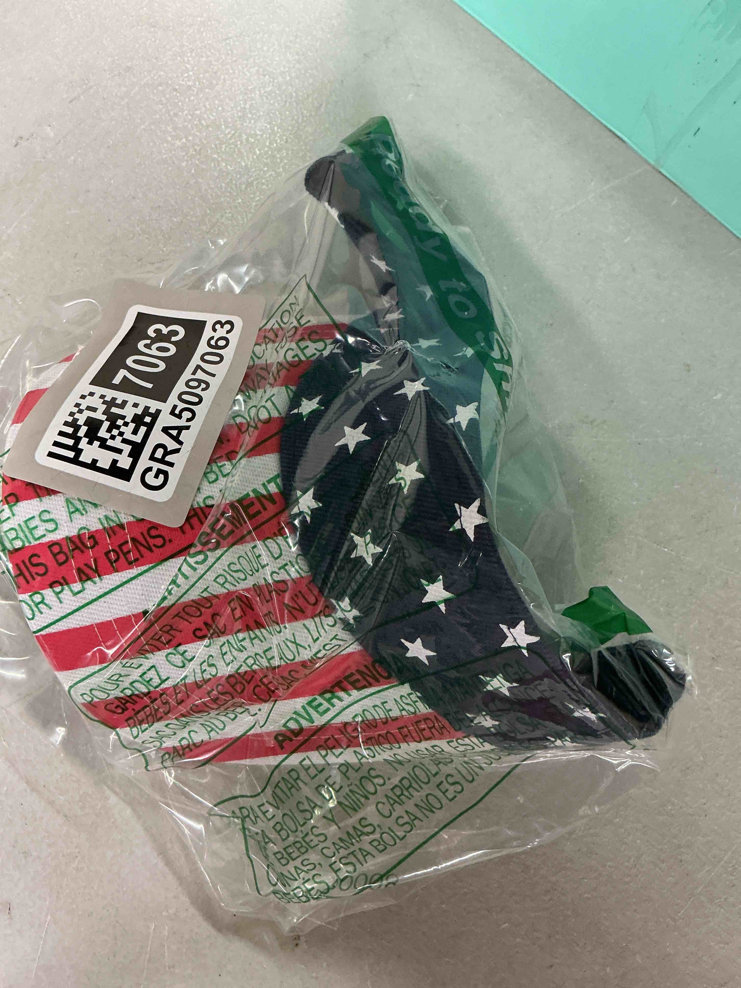 Condition photo showing Good Condition for 4th of july sun visor hat patriotic adjustable running summer outdoor sports hat for men women independence day blue