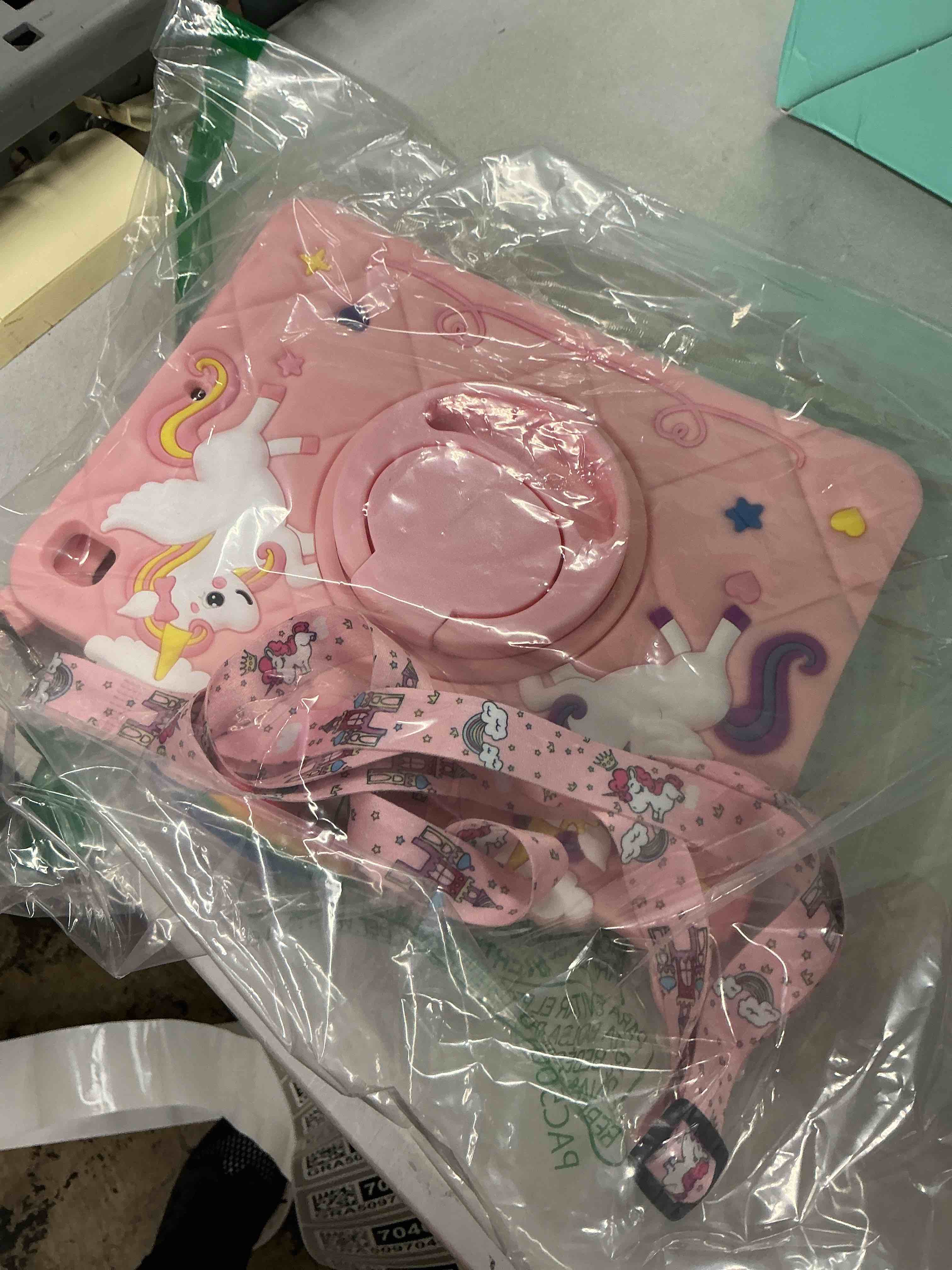 Condition photo showing Good Condition for uppuppy for ipad 5th/6th generation case 9.7 inch - air 1st/2nd cute girls kawaii girly 3d cartoon teen case with rotating stand & strap soft silicone pk unicorn cover for ipad pro 9.7 inch funda pink for ipad 6th/5th/air1/air2/pro 9.7