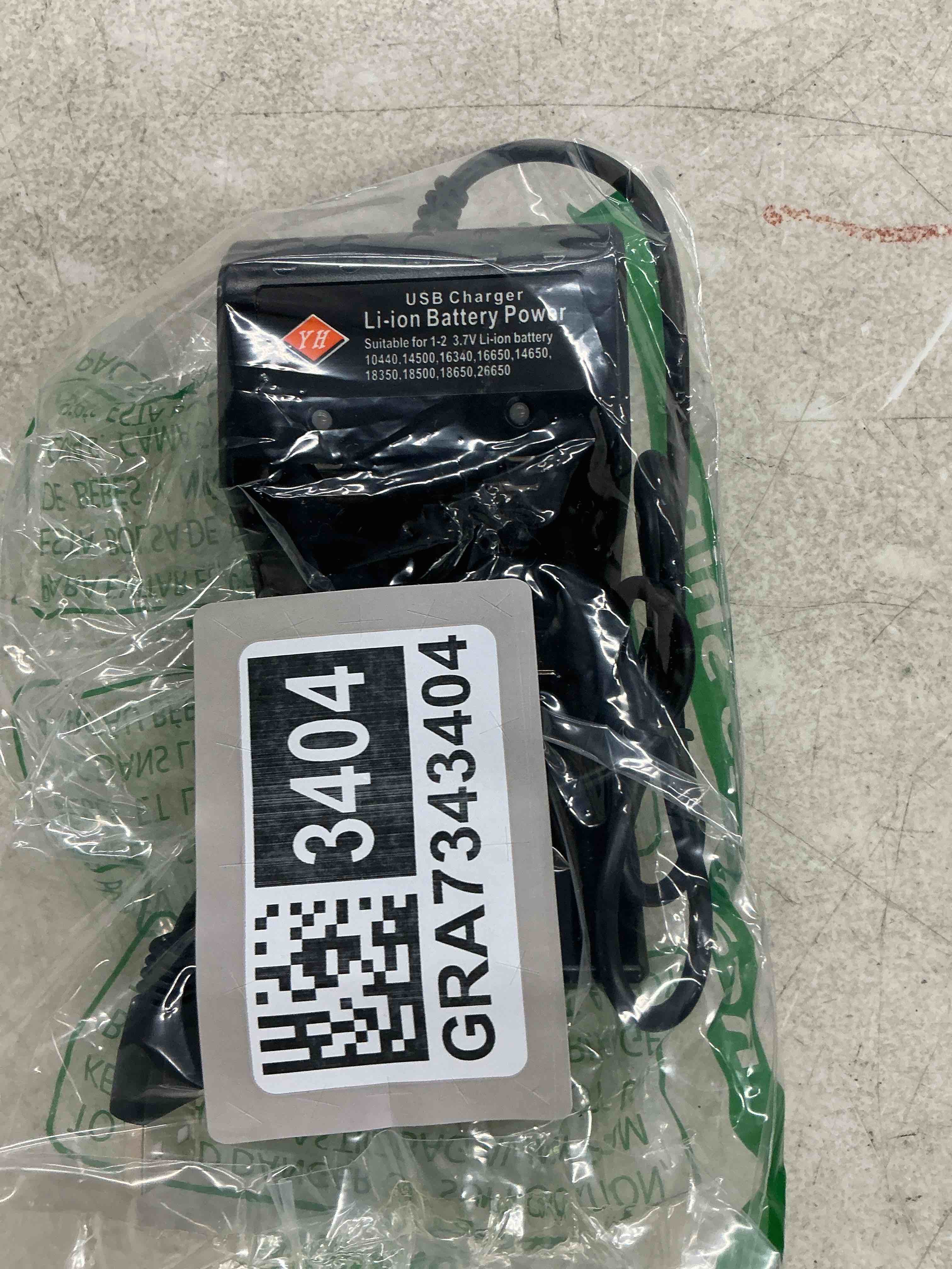 Condition photo showing Good Condition for adjustable battery charger with usb smart universal 2-bay charger universal lithium 18650 battery charger for 3.7v li-ion 10440 14500 16340 16650 14650 13350 18500 18650 26650 - no battery black 2-bay