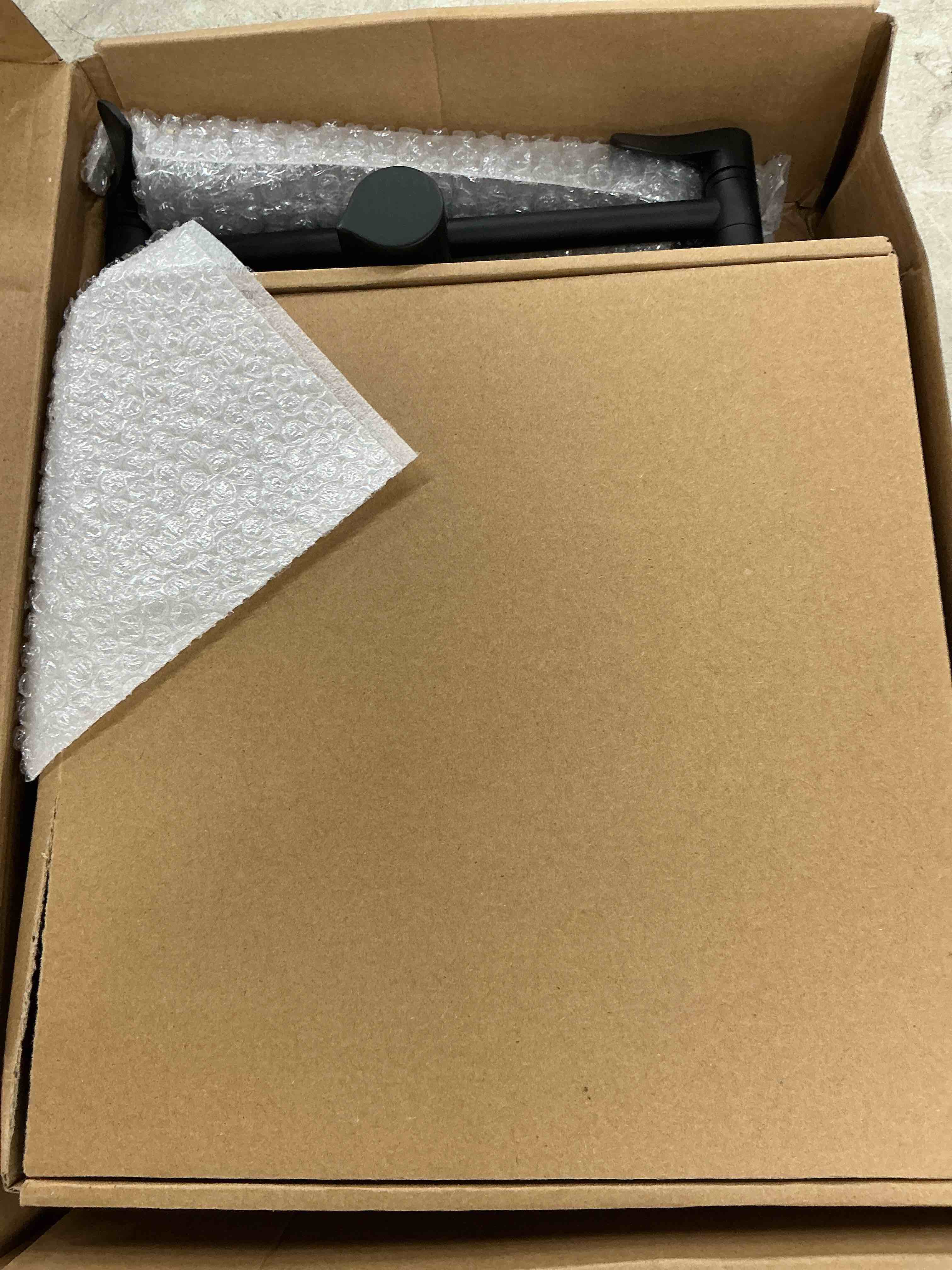 Condition photo showing Good Condition for veken all metal 10" black shower head with handheld, luxurious square double rain shower heads with power wash hand held,dual high pressure detachable rainfall showerhead with arm,bathroom,matte black black matte 10 inch