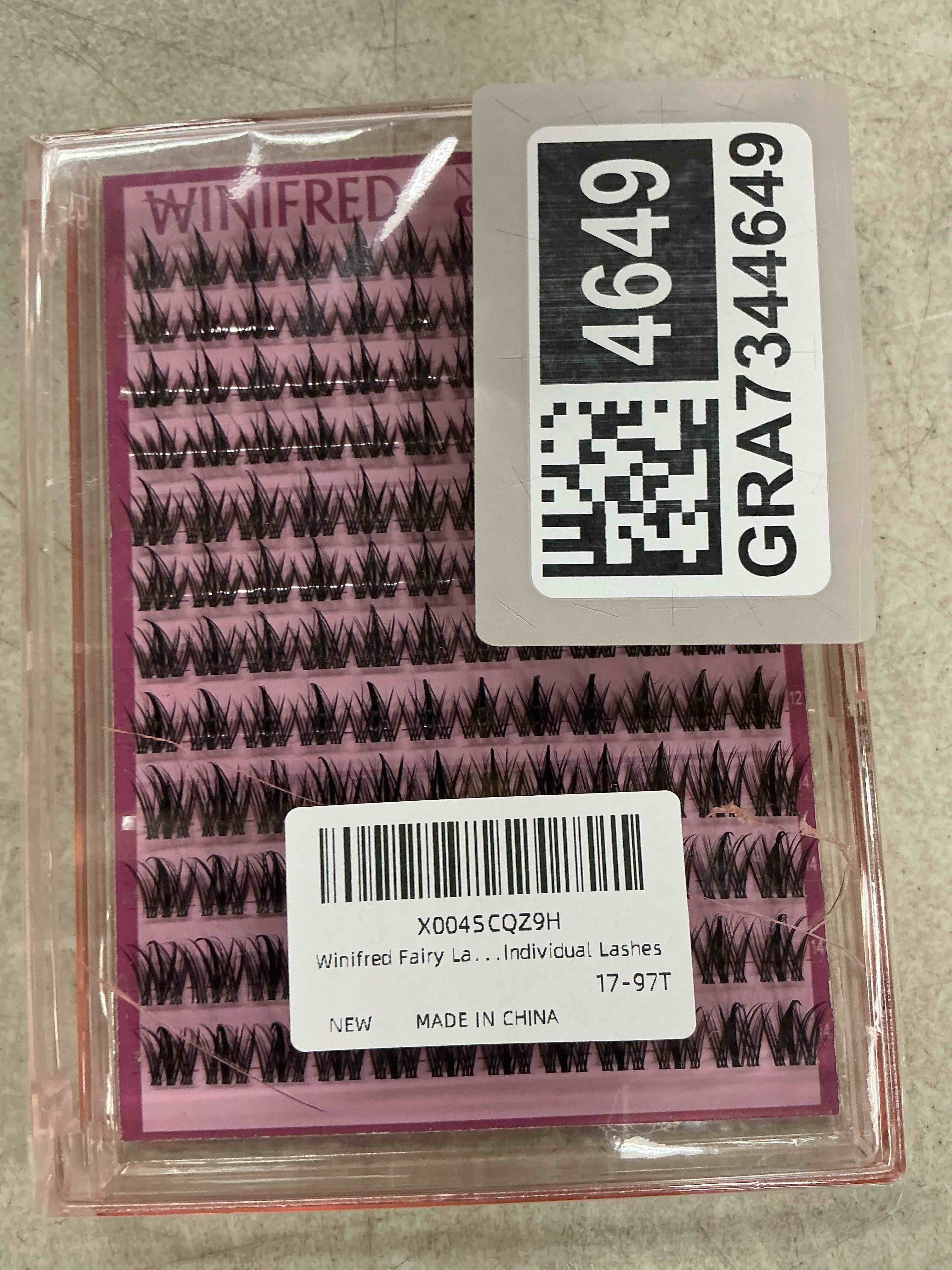 Condition photo showing Good Condition for winifred fairy lash clusters wispy eyelash clusters 10-14mm cluster eyelash extensions natural invisible clear band lashes clusters spiky anime lash extension natural look manga individual lashes