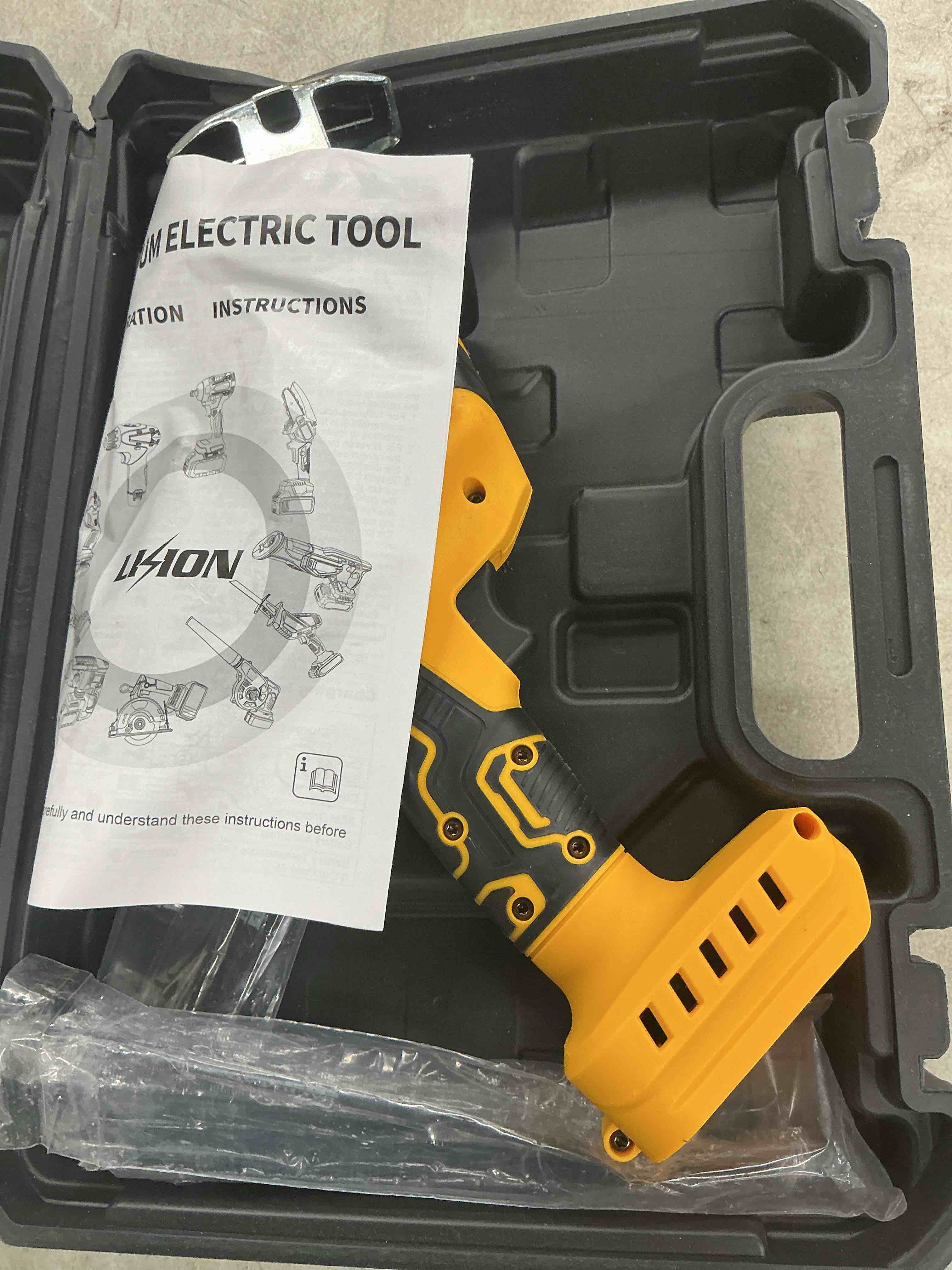 Condition photo showing Good Condition for cordless reciprocating saw for dewalt 20v max battery, brushless pruning saw with 10 saw blades, 2800 rpm, led light, tool free blade change, sawzall for wood cutting, tool only yellow for dewalt battery
