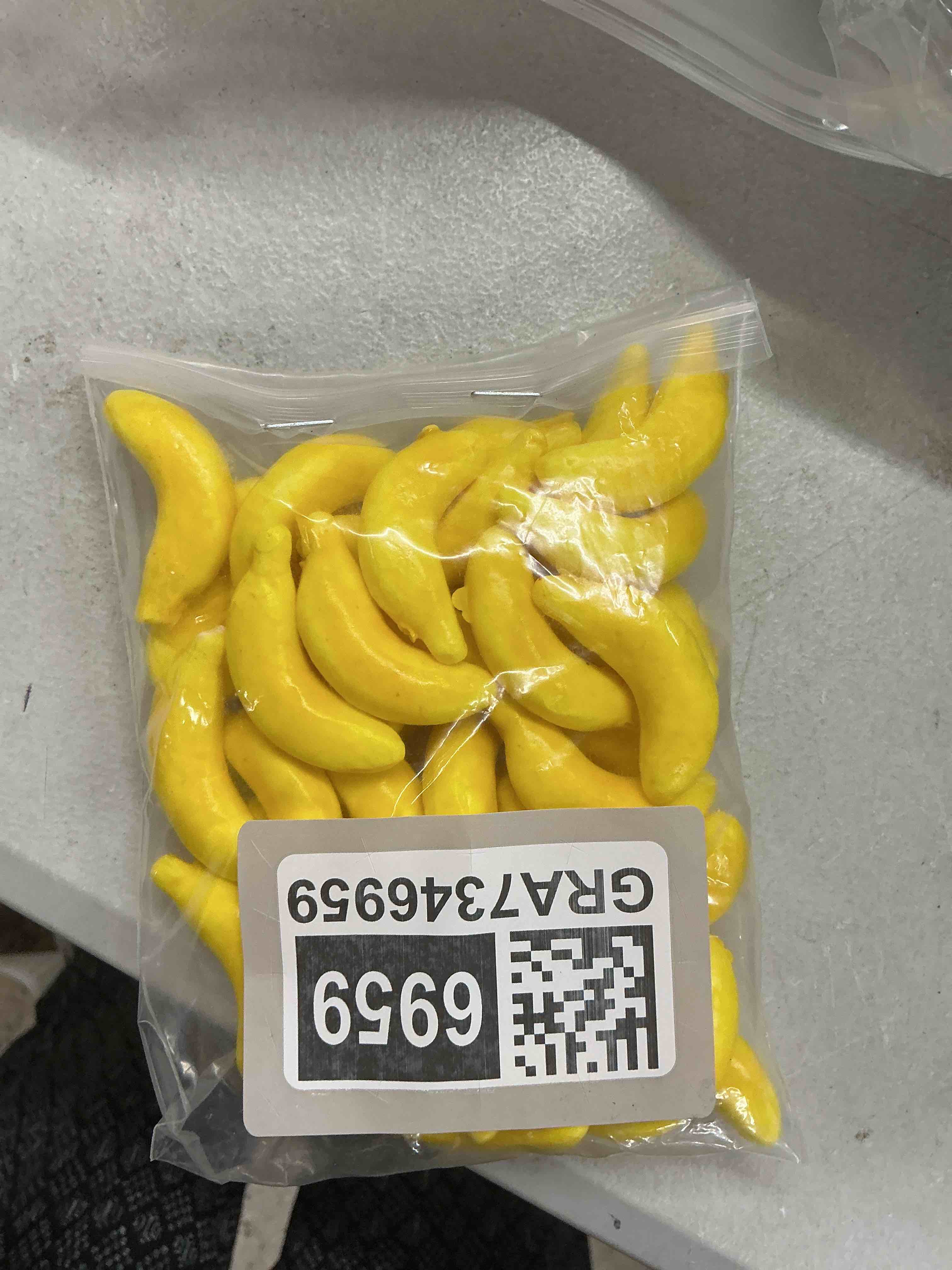 Condition photo showing Good Condition for 25pcs yellow mini fake banana fruit, artificial banana props, plastic foam vegetables fruit as home party ornament craft props gift,simulation fruit props for photography blenders and sponges 3-6cm
