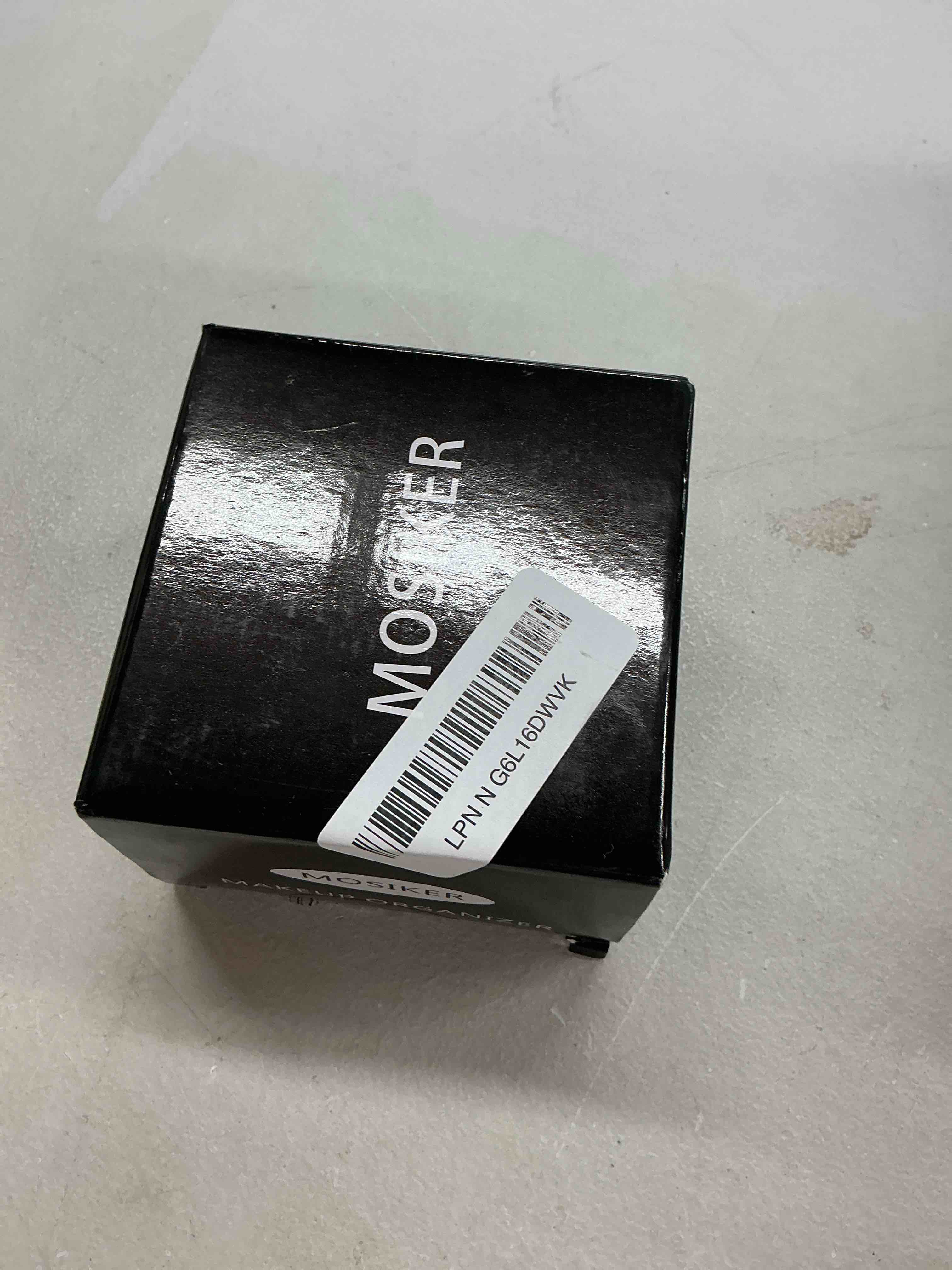 Condition photo showing New/Like New for mosiker lipstick lip gloss organizer,small clear acrylic compact essential oil rollerball perfume holder with 9 slots