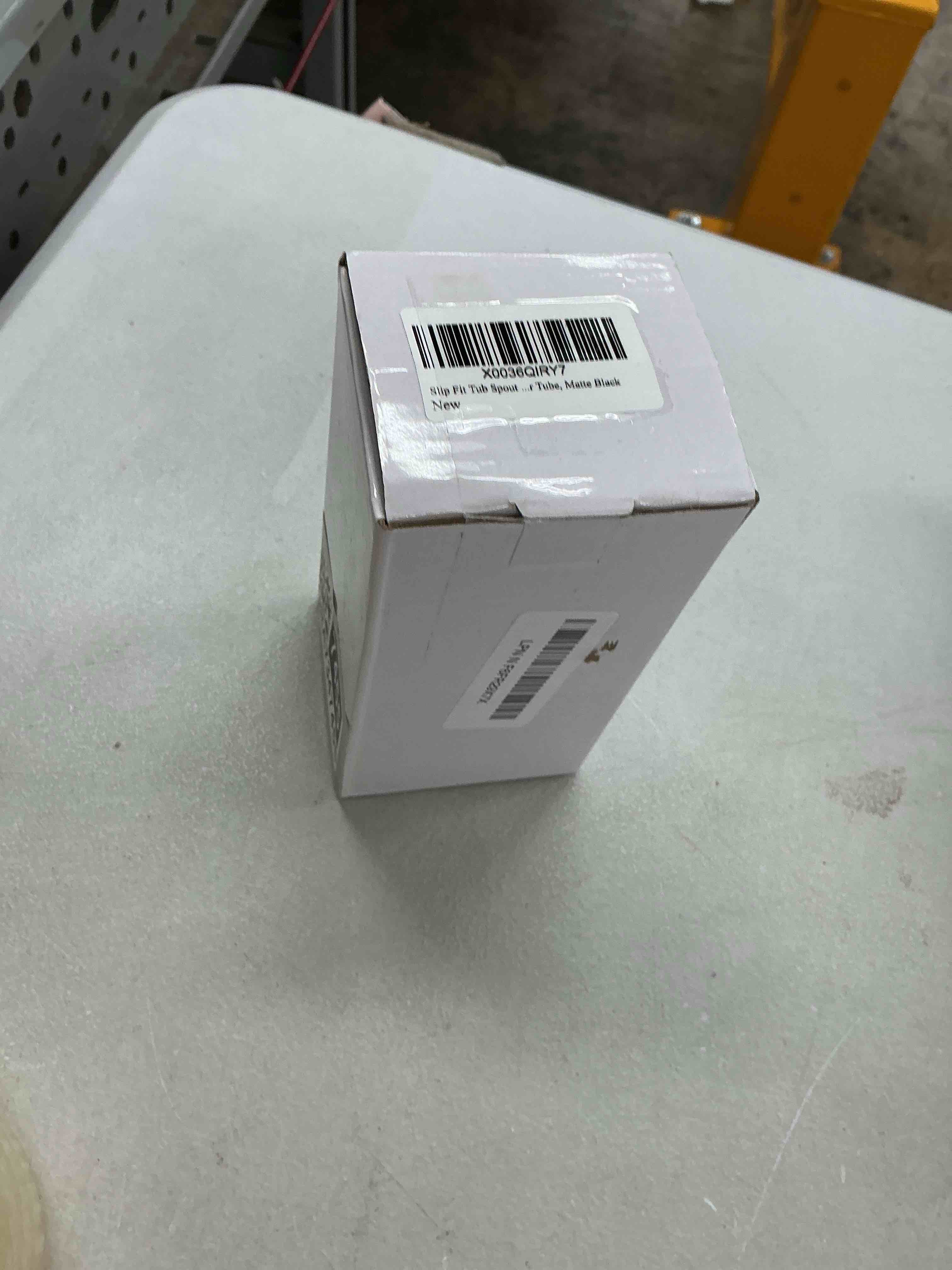 Condition photo showing Good Condition for slip fit tub spout with pull-up diverter for 1/2 inch copper tube, matte black