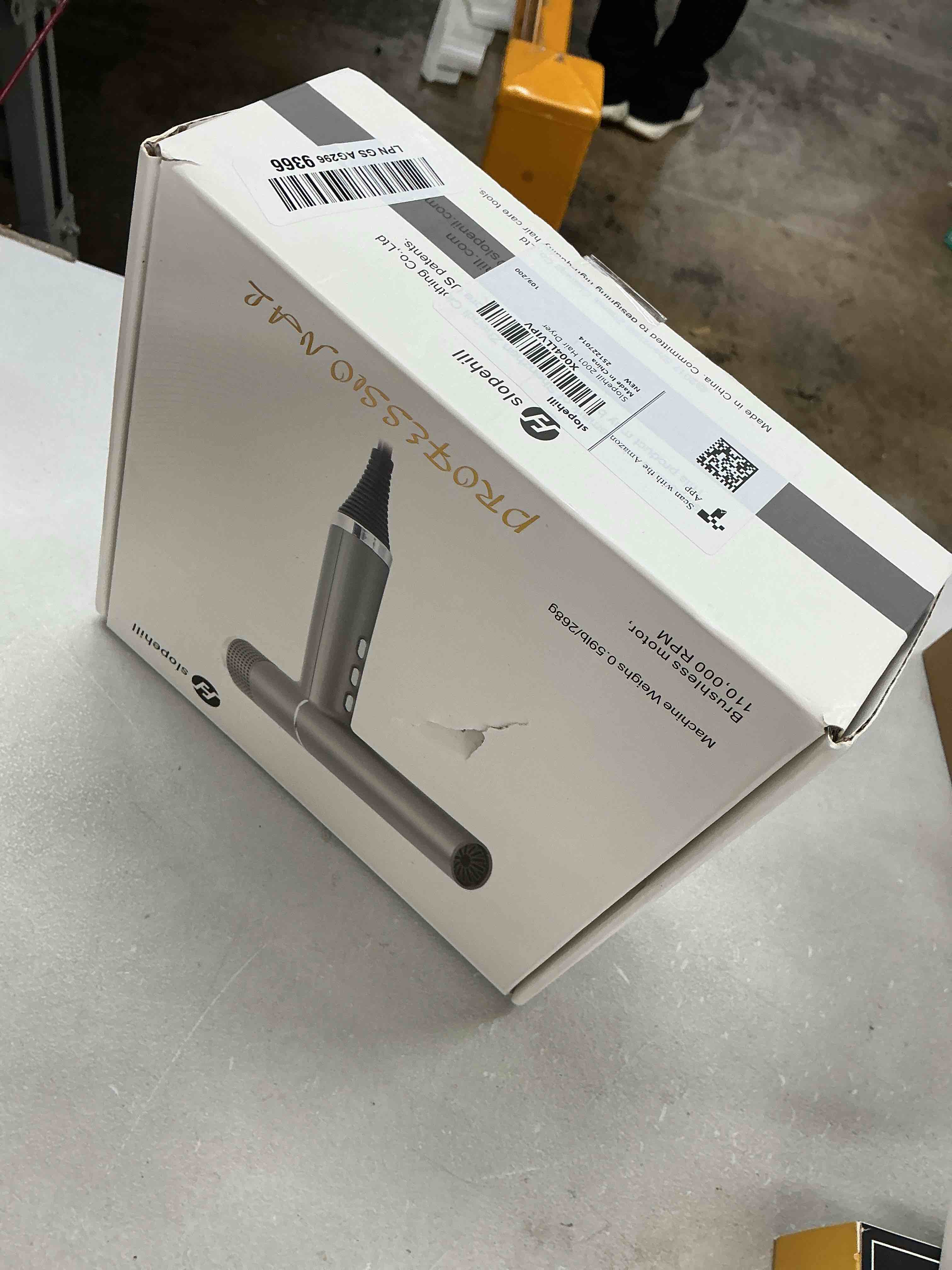 Condition photo showing Good Condition for slopehill hair dryer with unique brushless motor | intelligent fault diagnosis | innovative microfilter | oxy active technology | led display (grey)