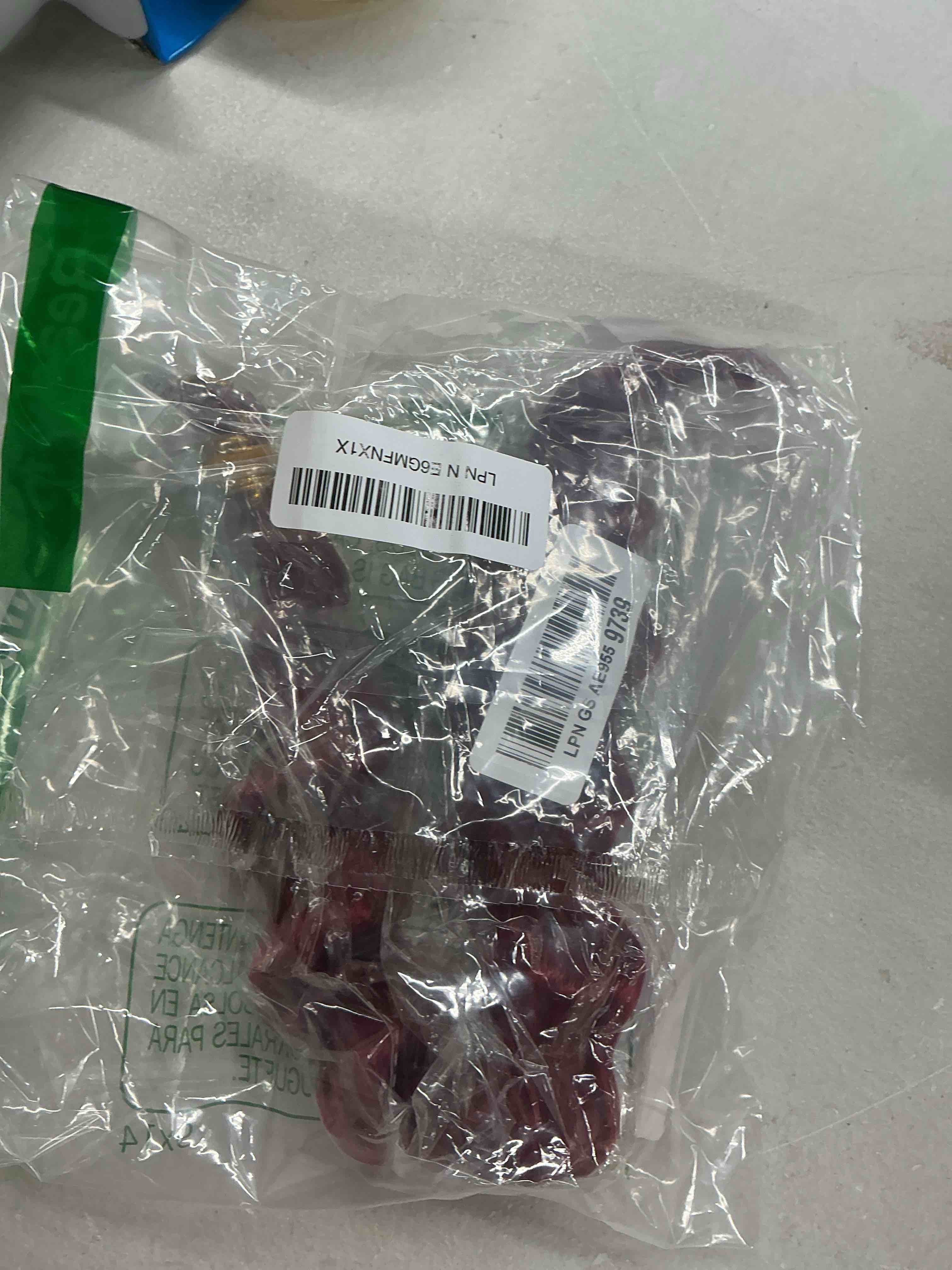 Condition photo showing New/Like New for eerya long curly braiding hair 18 inch 2 packs burgundy ocean wave crochet hair for black women deep wave braiding hair for boho braids (18 inch, bug) 18 inch (pack of 2) bug