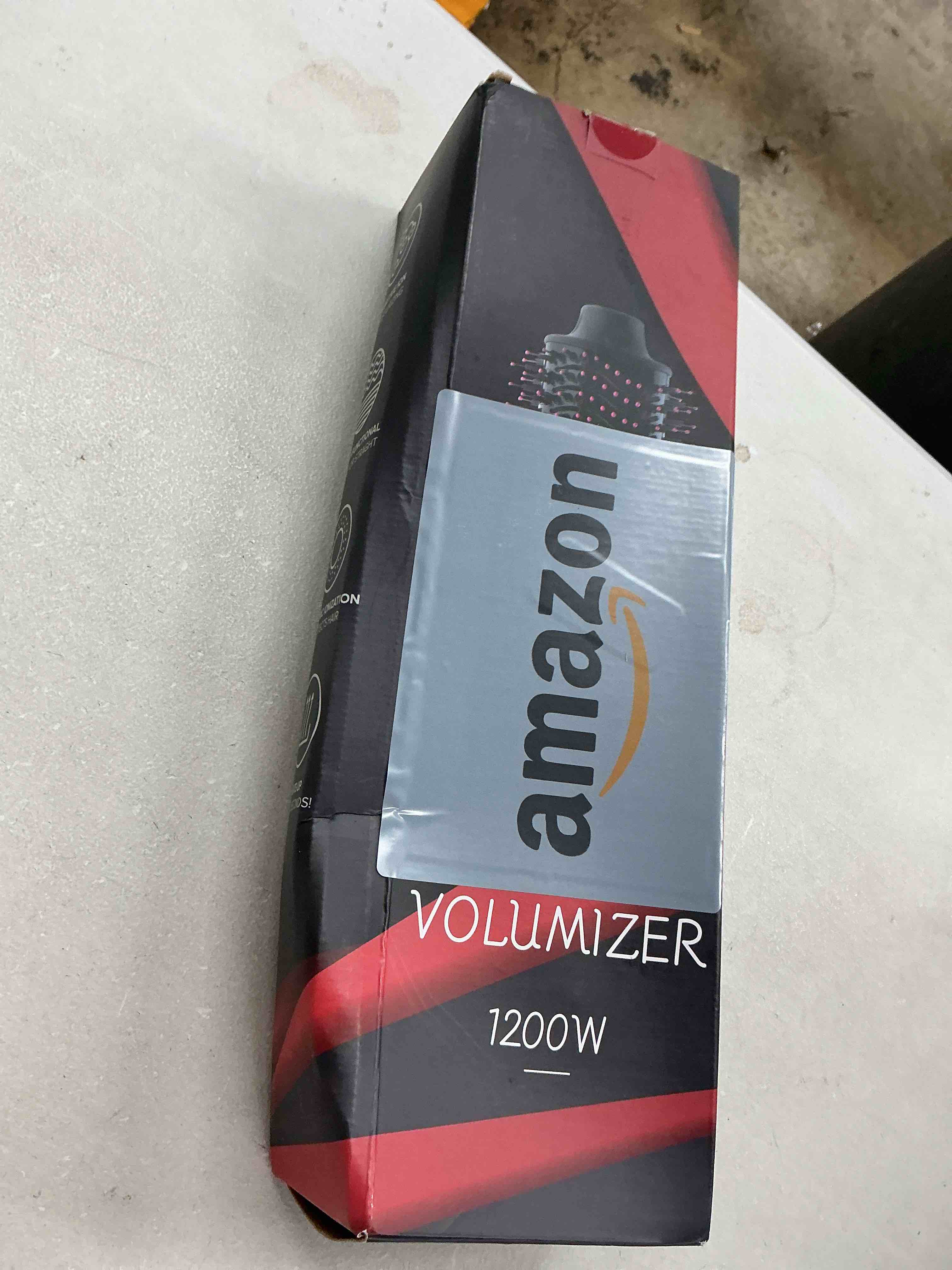 Condition photo showing Good Condition for dual voltage hair dryer brush with negative ion anti-frizz styler - hot air volumizer for 110v-120v/220v-240v european and travel use black/rose red