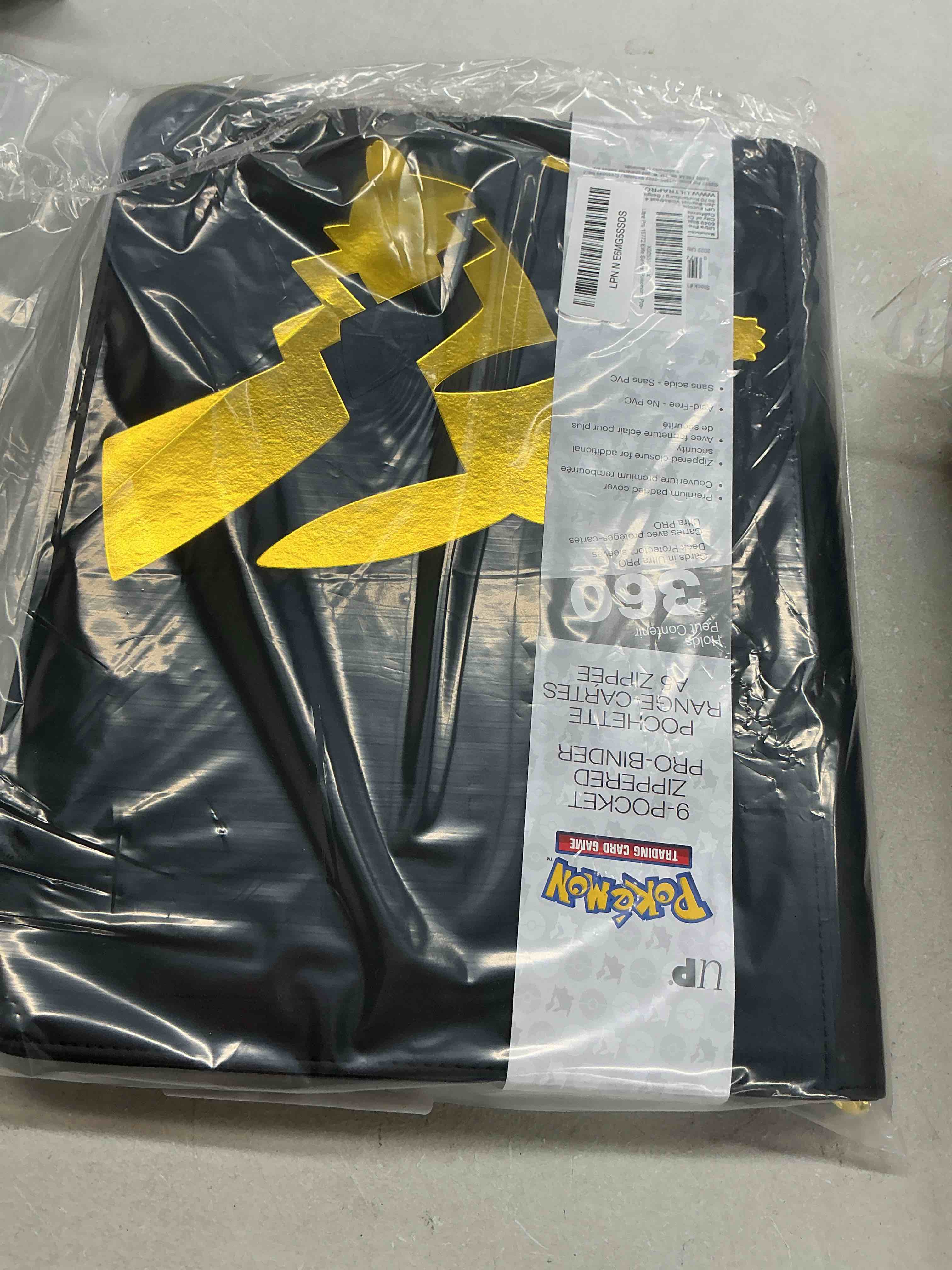Condition photo showing Good Condition for ultra pro 15772 elite series: pokemon pikachu 9-pocket zippered pro-binder