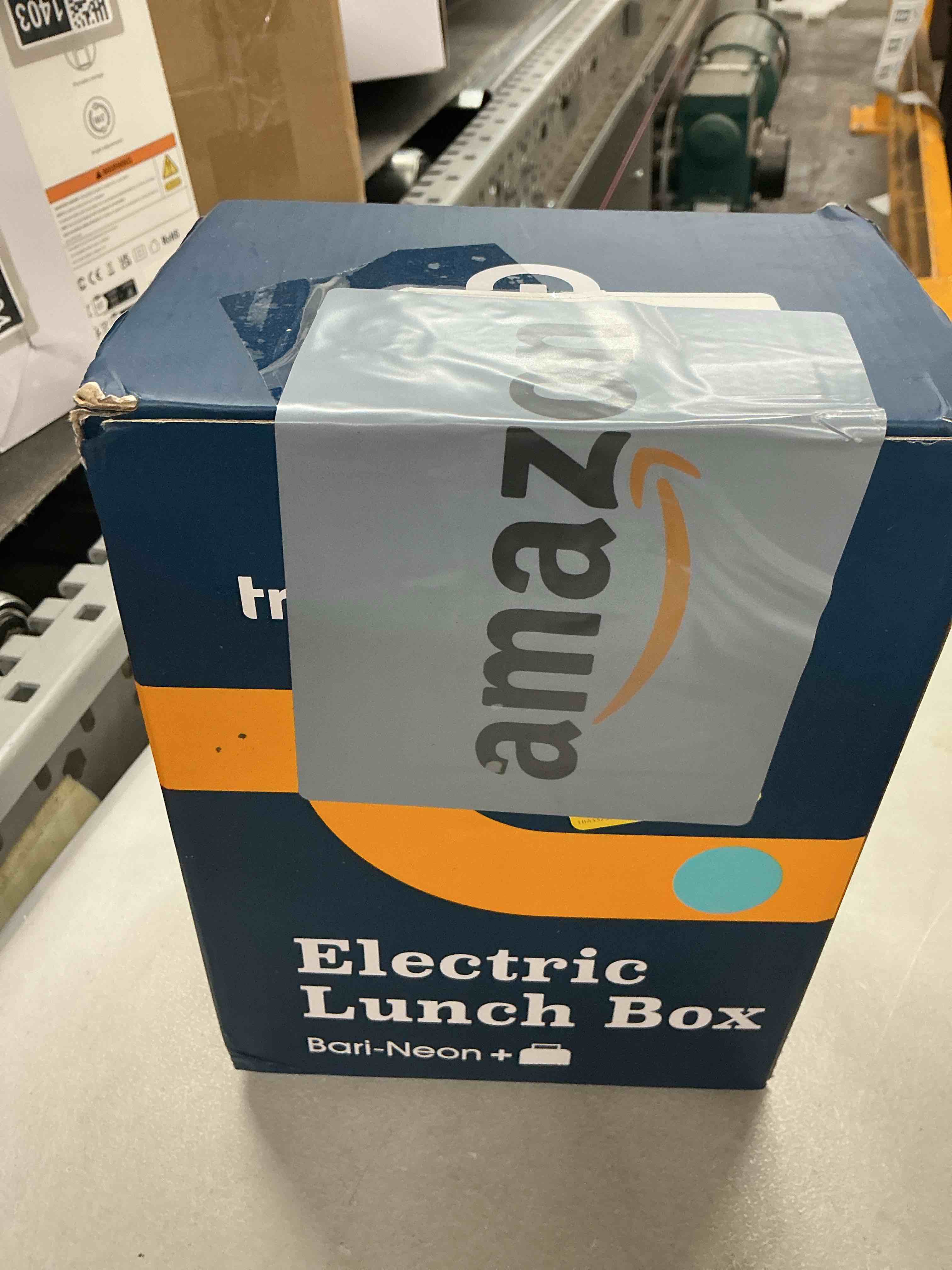 Condition photo showing Good Condition for travelisimo electric lunch box for adults 100w heated lunch box for men 1.5l stainless steel portable food warmer, 12/24/110v for travel & work, loncheras electricas para calentar almuerzo