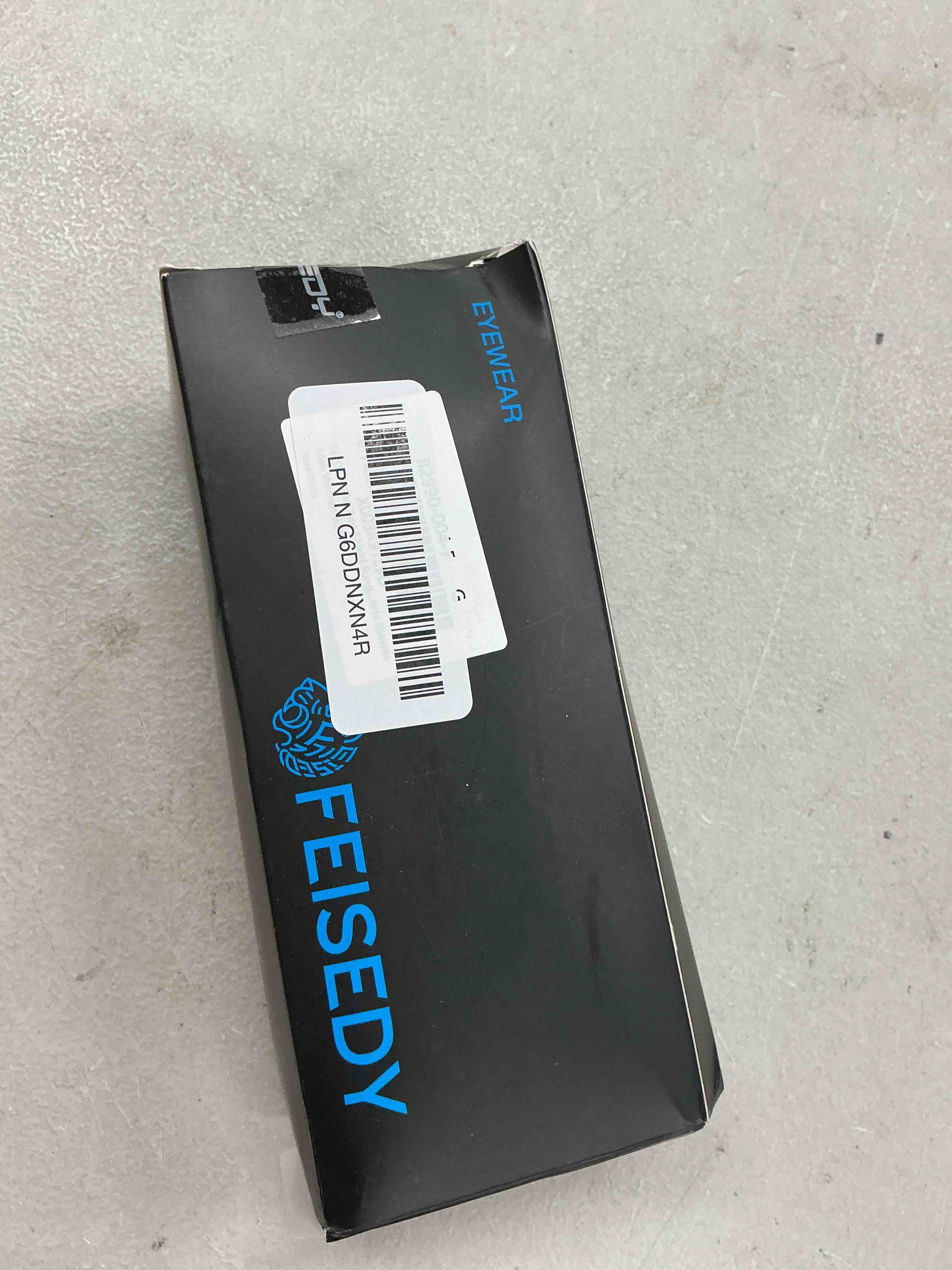 Condition photo showing As Is for feisedy polarized sunglasses for men, z87 oversized square flat top b2990 | polarized, uv400 protection, outdoors sports, fishing, climate pledge friendly polarized blue mirrored lenses with american flag temples 004 72 millimeters