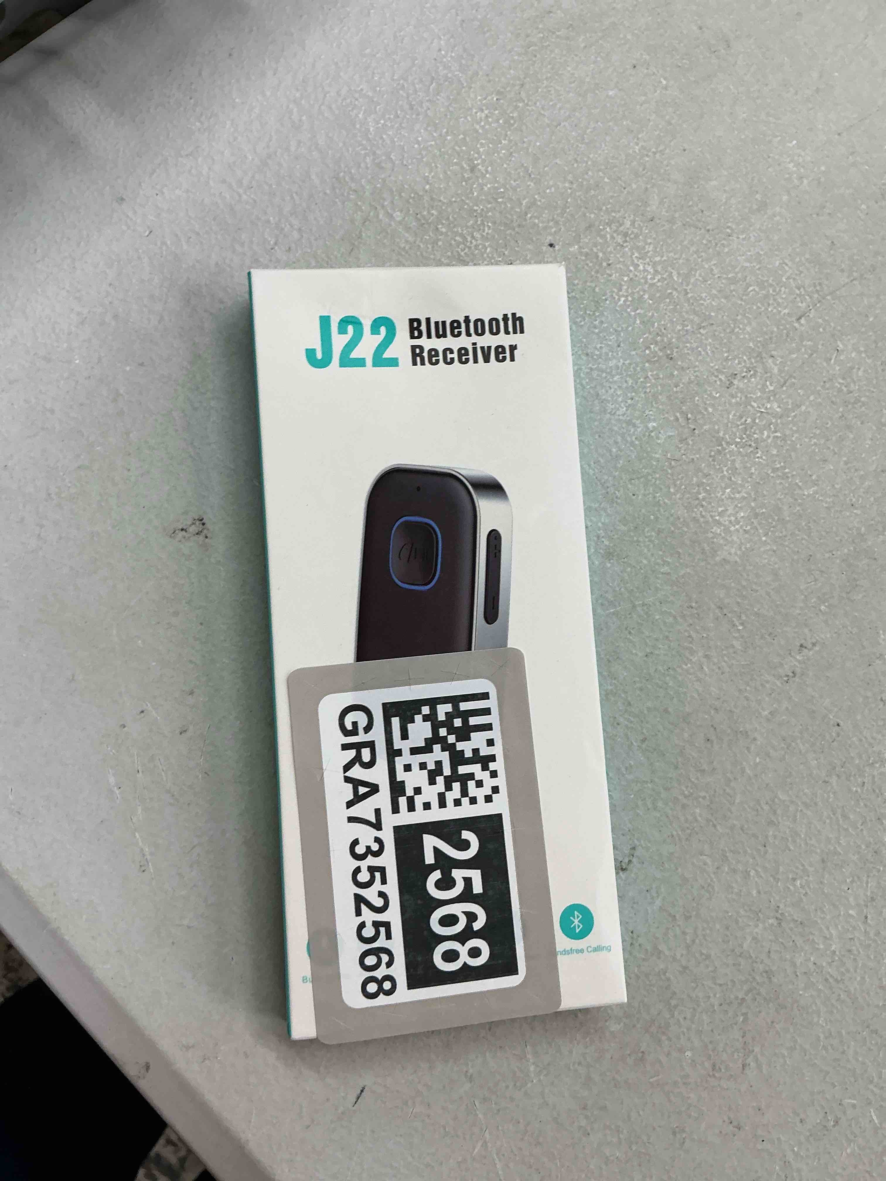 Condition photo showing Good Condition for comsoon bluetooth receiver for car, noise cancelling 3.5mm aux bluetooth car adapter, wireless audio receiver for home stereo/wired headphones, hands-free call, 16h battery life - black+silver