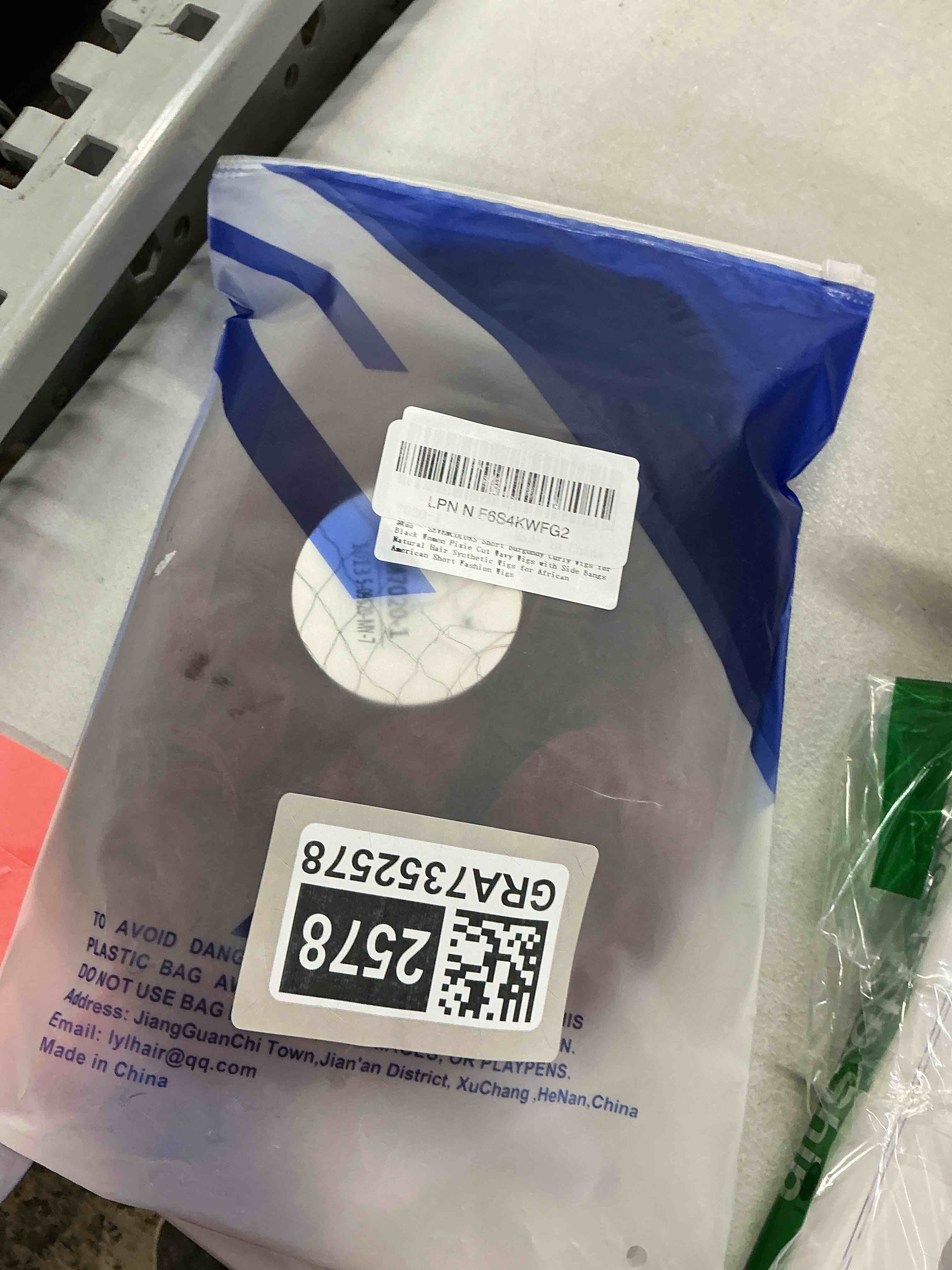Condition photo showing Good Condition for sevencolors short burgundy curly wigs for black women wine red pixie cut wigs with side bangs natural wavy synthetic short hair wig