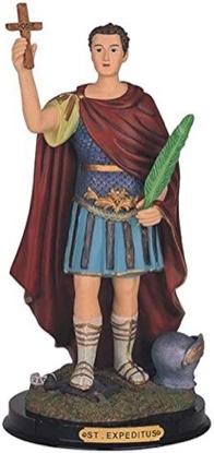 StealStreet Saint Expedites Holy Figure Religious Statue Decor, 12"